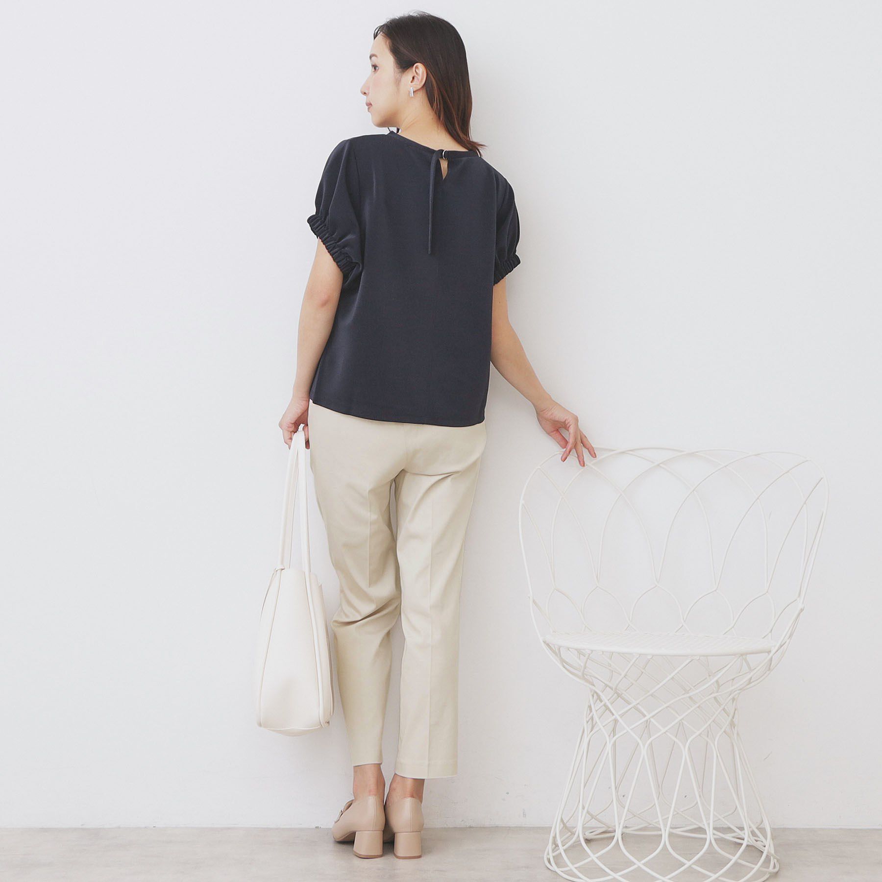 index「ドルマンショートトップス【洗濯機洗い可】」|Tシャツ・カットソー|