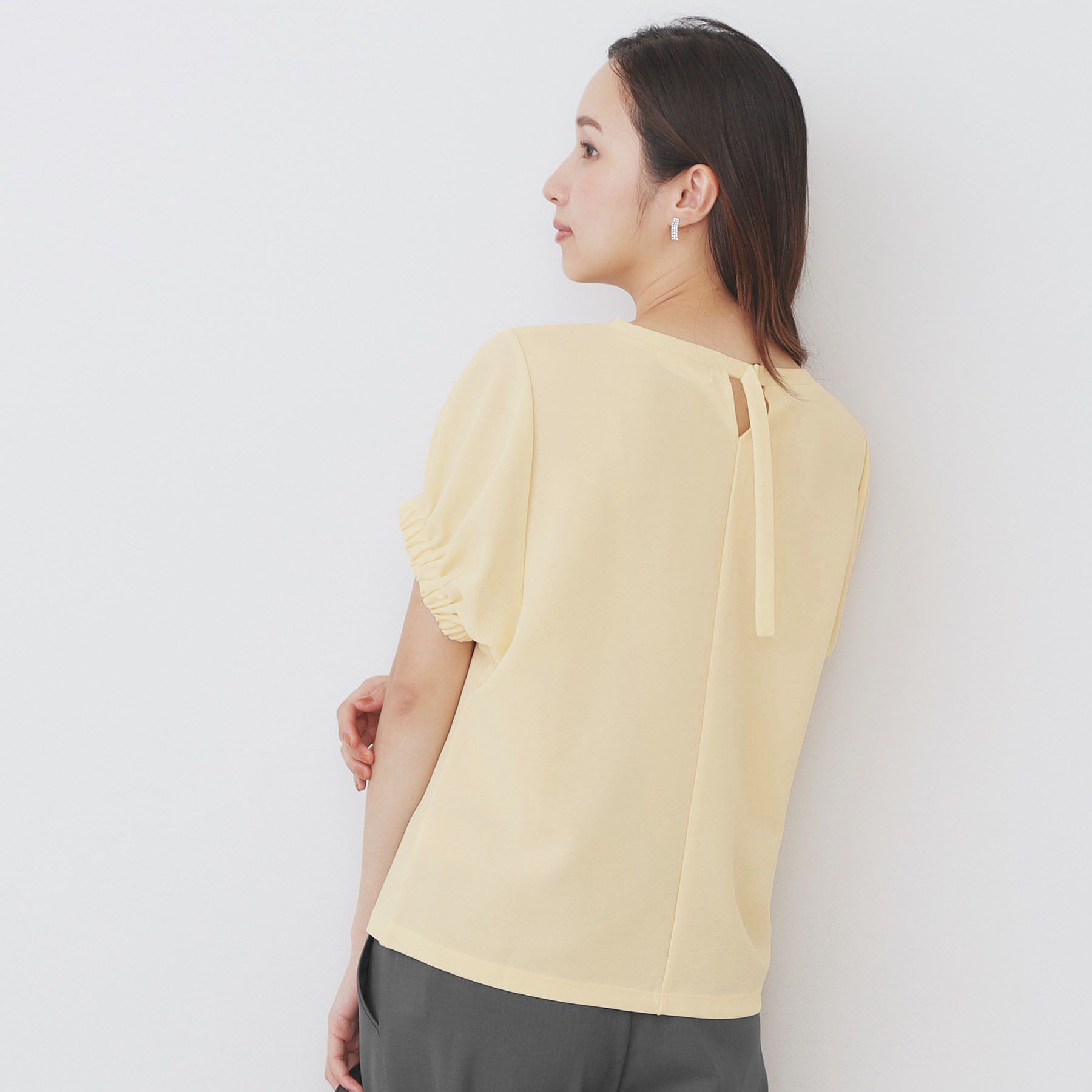 index「ドルマンショートトップス【洗濯機洗い可】」|Tシャツ・カットソー|