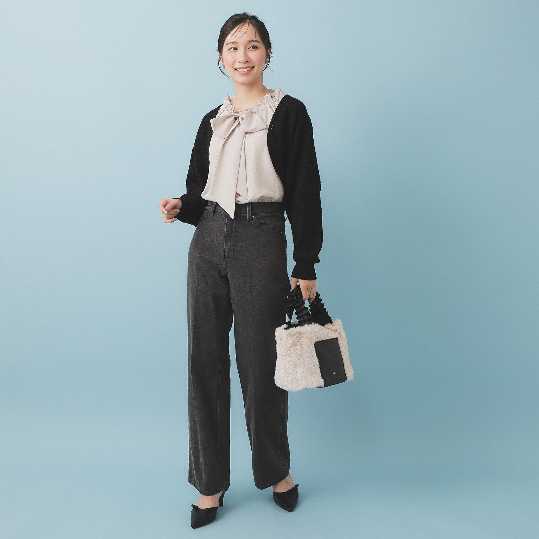 index「ボレロカーディガン【洗濯機OK抗ピル】」|カーディガン|