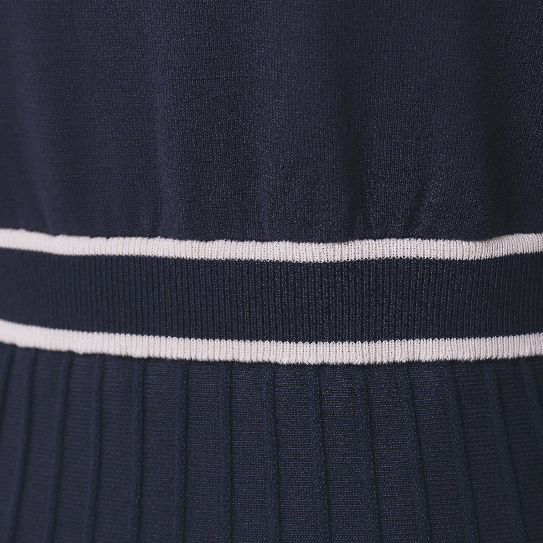 index「バイカラードッキング風ニットワンピース【洗濯機OK/抗ピル】」|ワンピース|