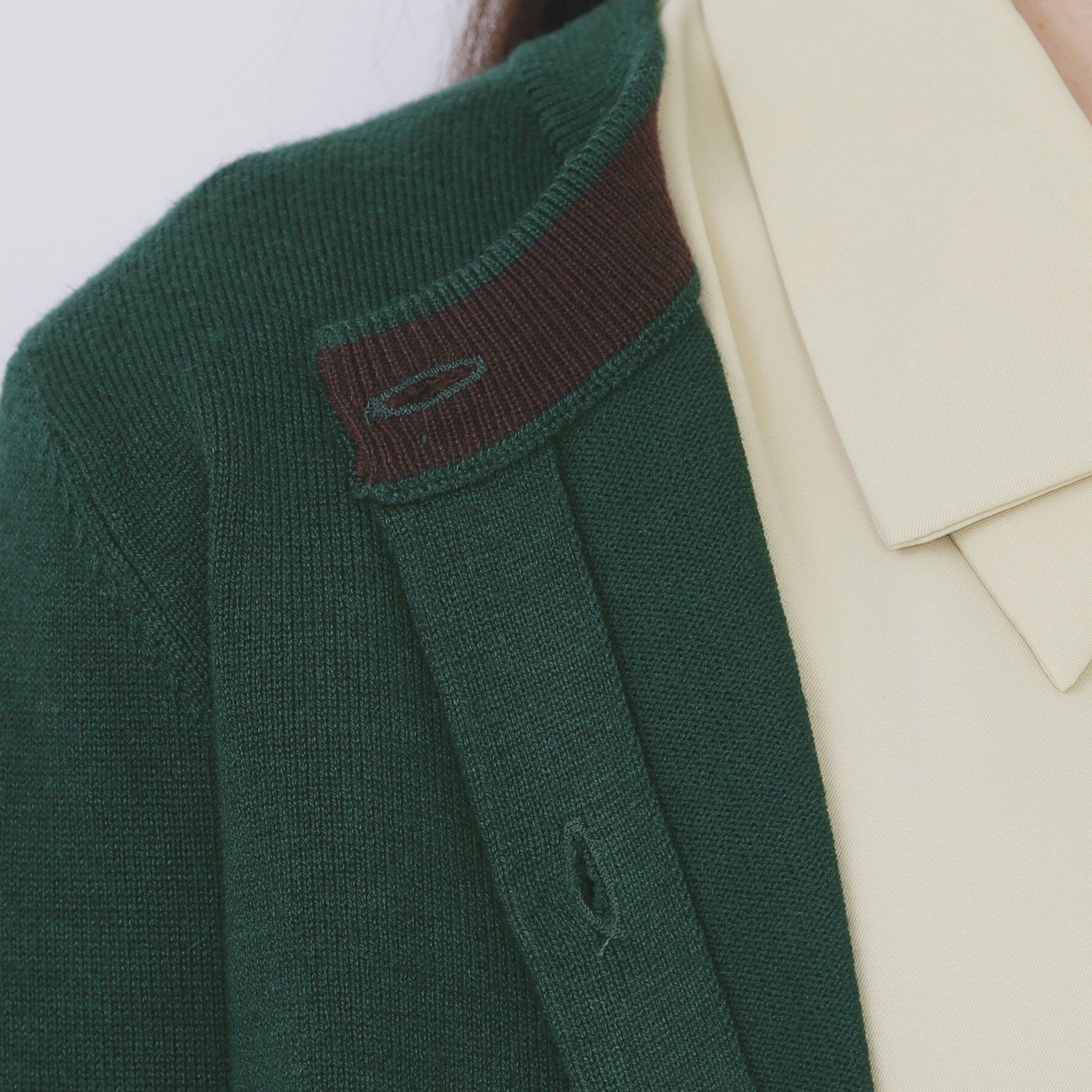 index「ビジュークルーネックカーディガン【洗濯機OK】《7col/XS～LL》」|カーディガン|