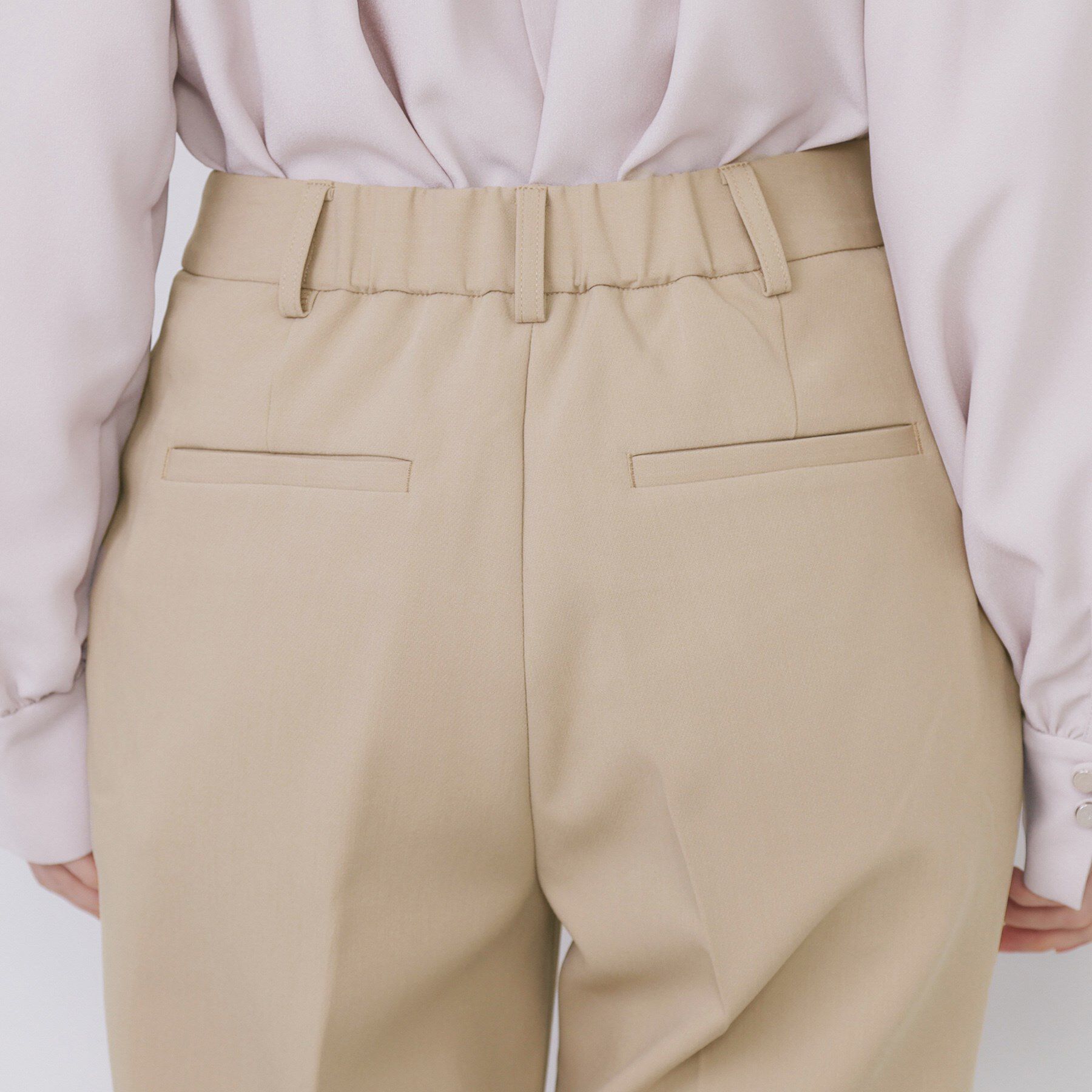 index「《丈が選べる》ストレッチテーパードパンツ/セットアップ対応【洗濯機OK/防シワ】」|その他|