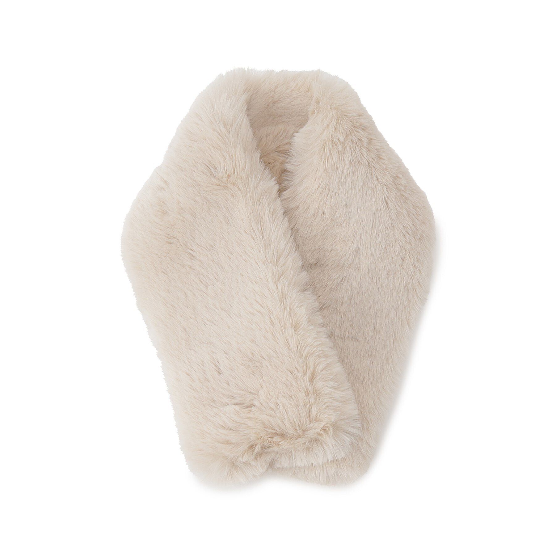 OPAQUE.CLIP「【マグネット仕様】フェイクファーミニティペット」|ストール|ライトベージュ(05