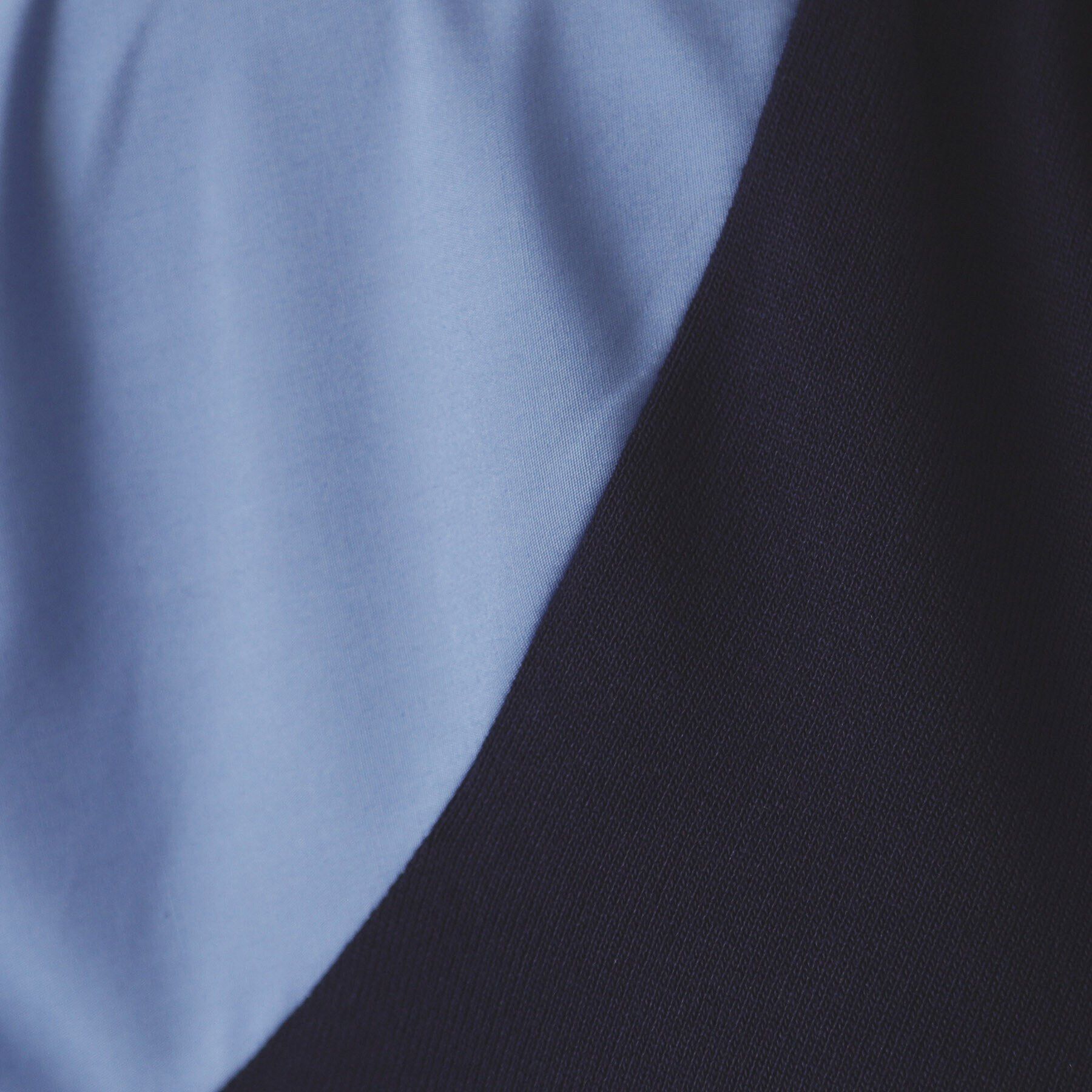 OPAQUE.CLIP「フハクスリーブ ドッキングニットフレアワンピース【洗濯機洗い可】」|ワンピース|