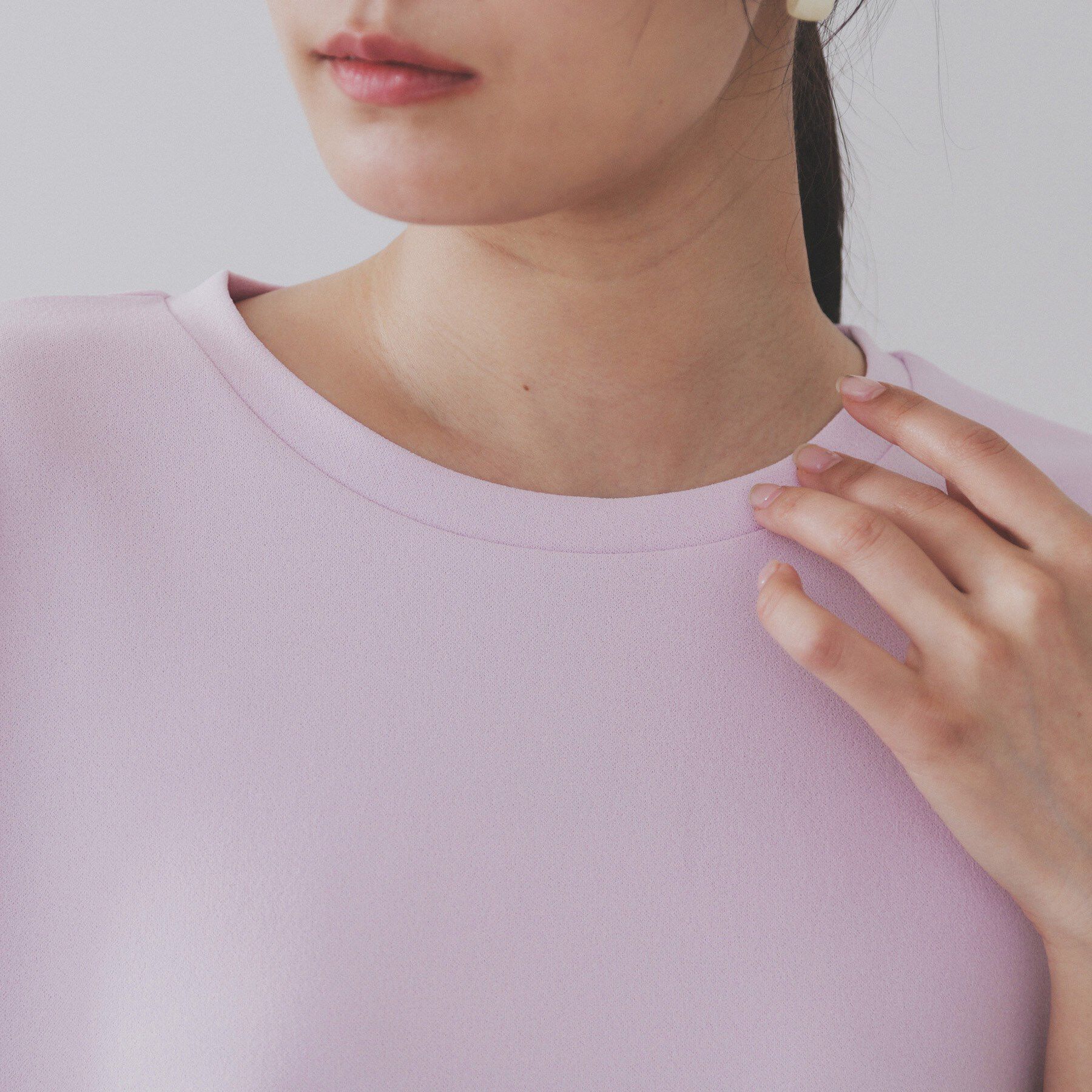 OPAQUE.CLIP「リラクシードルマンスリーブトップス【UV/吸水速乾/洗濯機洗い可】」|Tシャツ・カットソー|