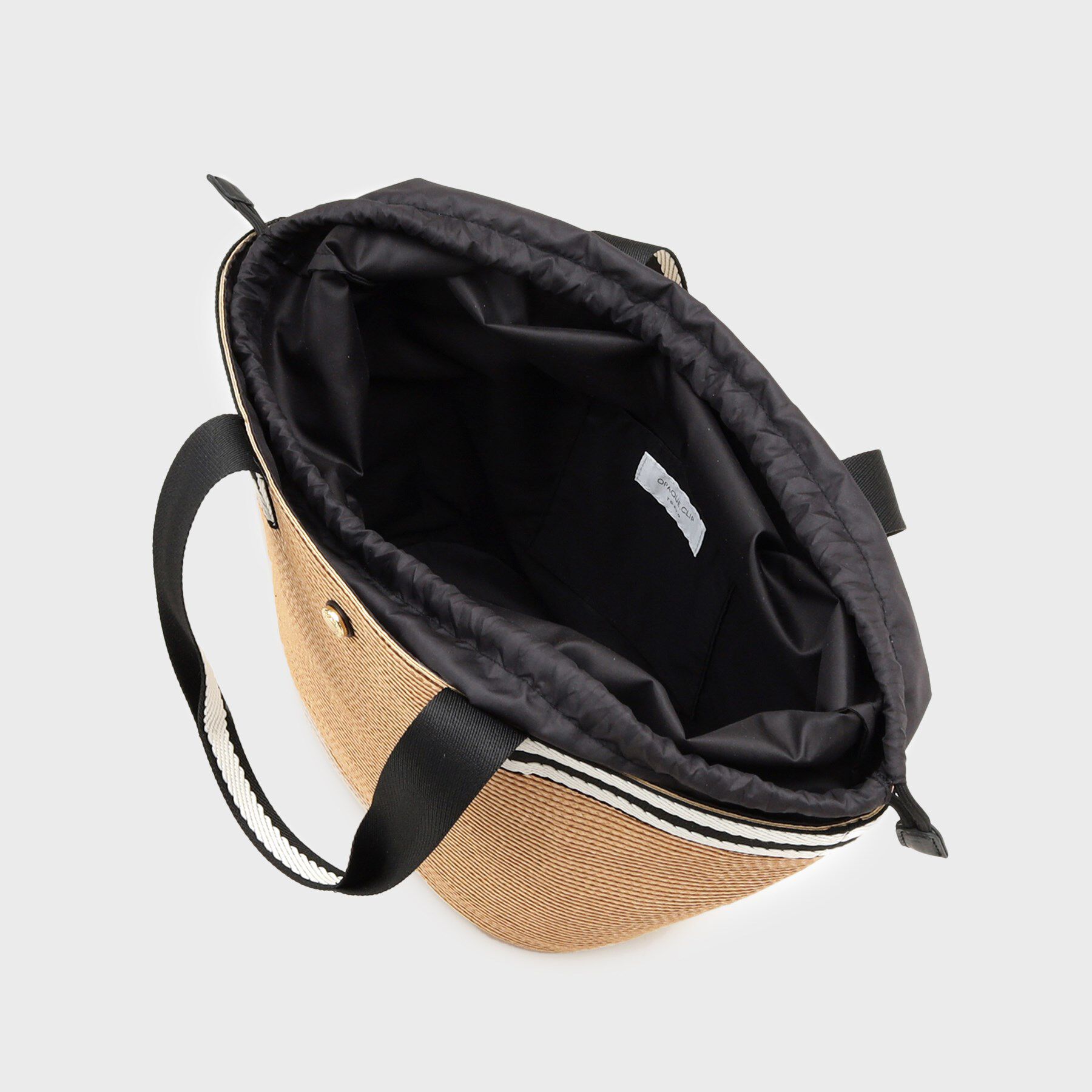 OPAQUE.CLIP「バスケット調デザインテープトートバッグ」|トートバッグ|