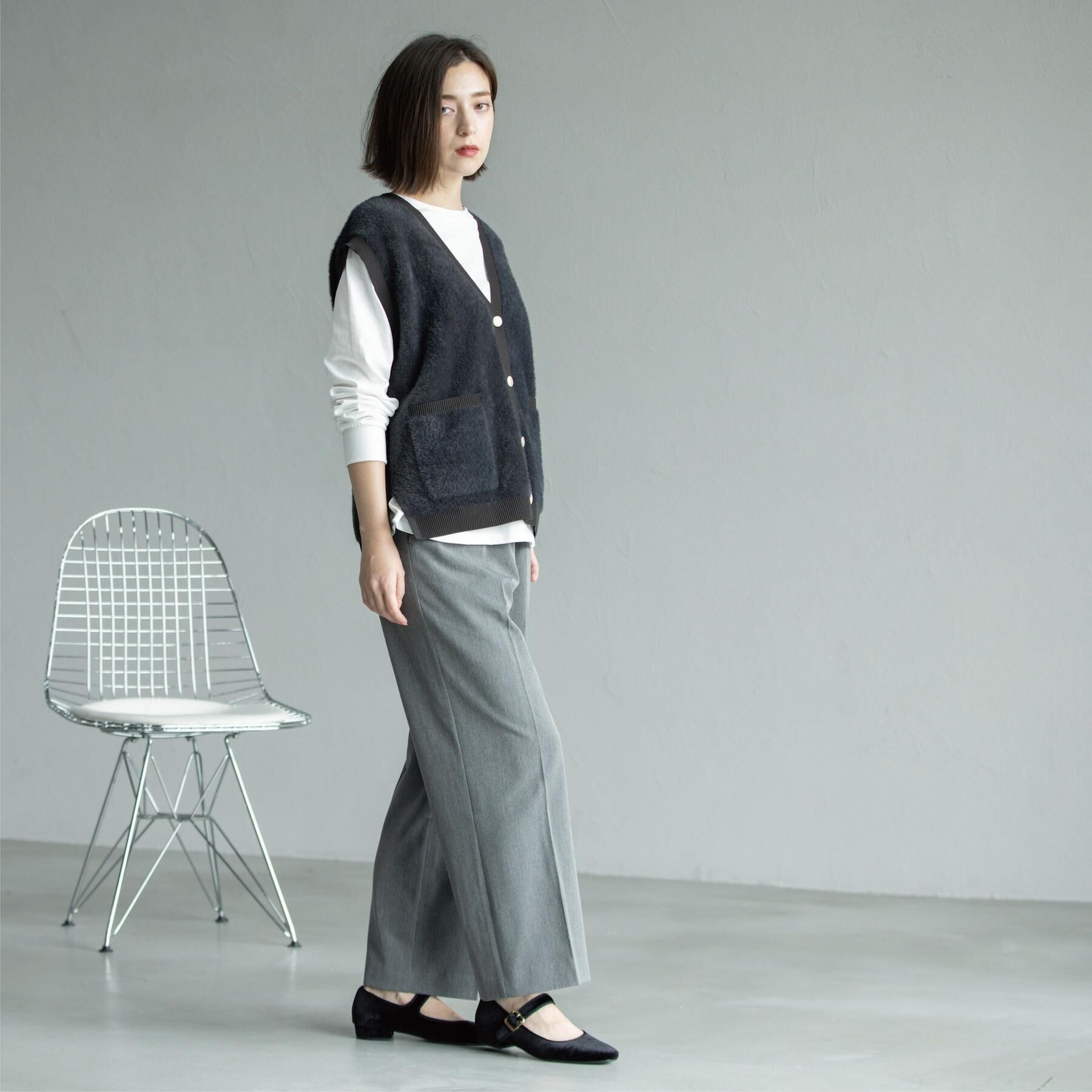 OPAQUE.CLIP「ウォームタッチ イージーワイドパンツ【洗濯機洗OK/ストレッチ】≪SS～LL≫」|その他|