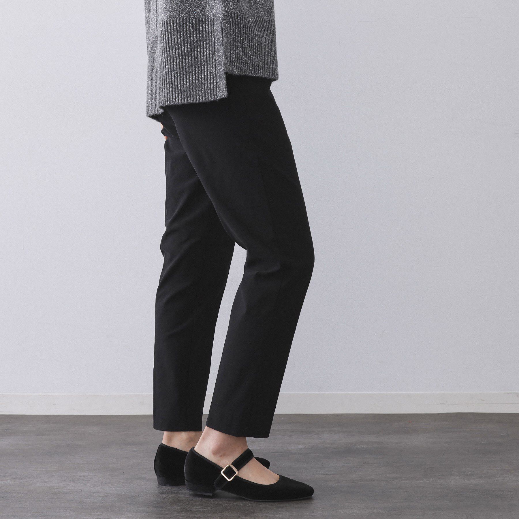 OPAQUE.CLIP「裏起毛ハイストレッチイージーテーパードパンツ【洗濯機OK】」|その他|