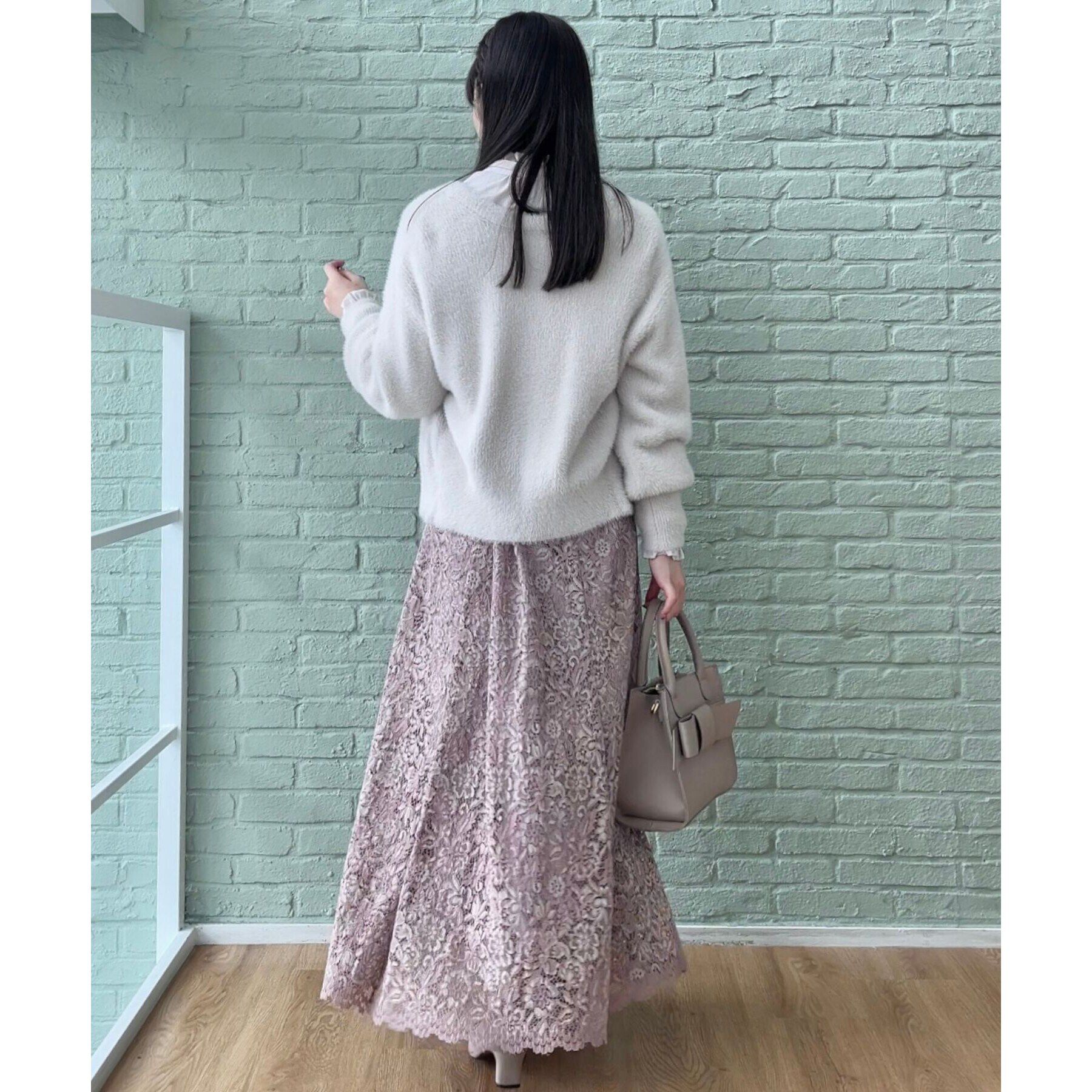 Couture broach「【ほろ甘・ふわふわ】前後2WAYフェザーカーディガン」|カーディガン|