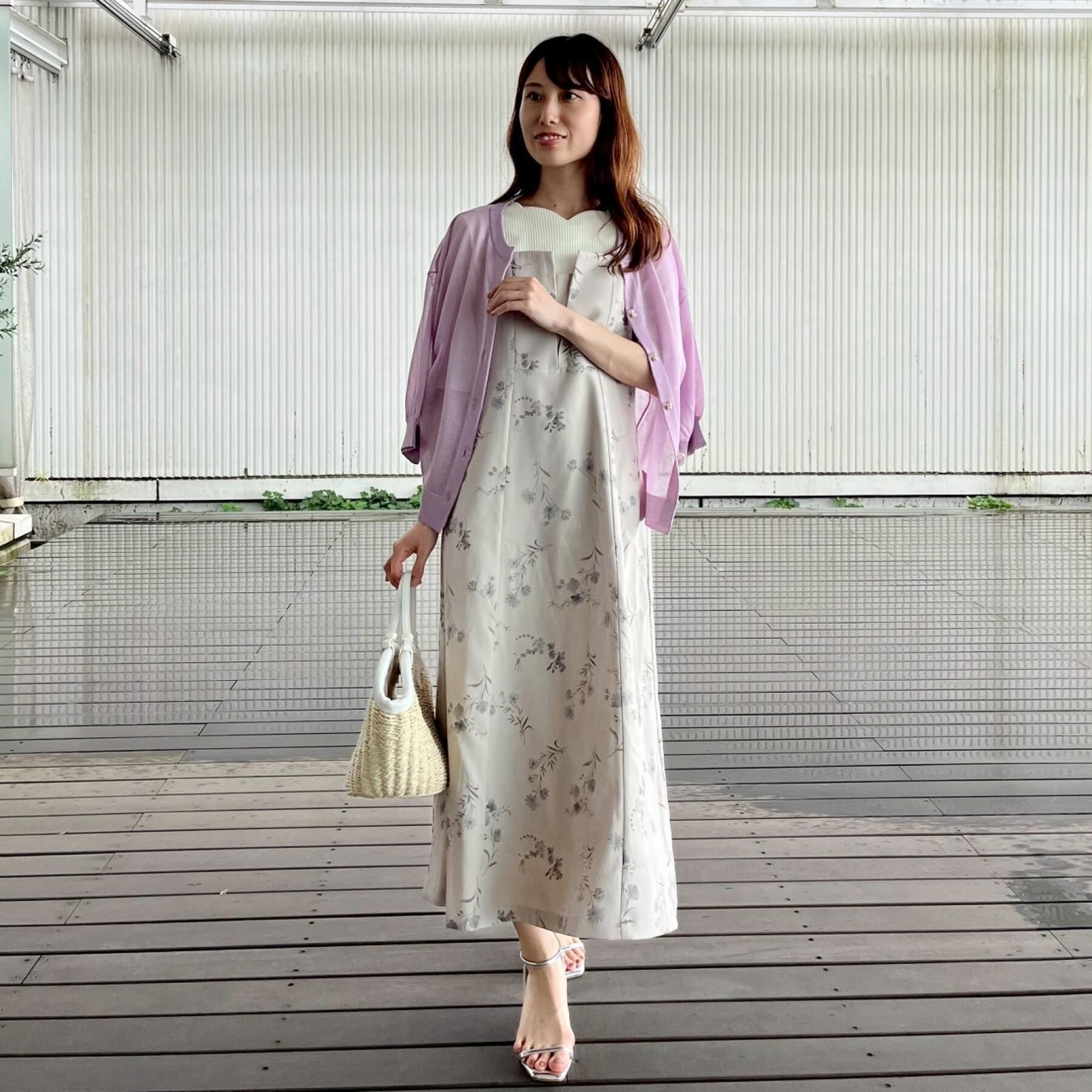 Couture broach「【洗える・大人可愛い】リネンライクアソートキャミワンピース」|ワンピース|