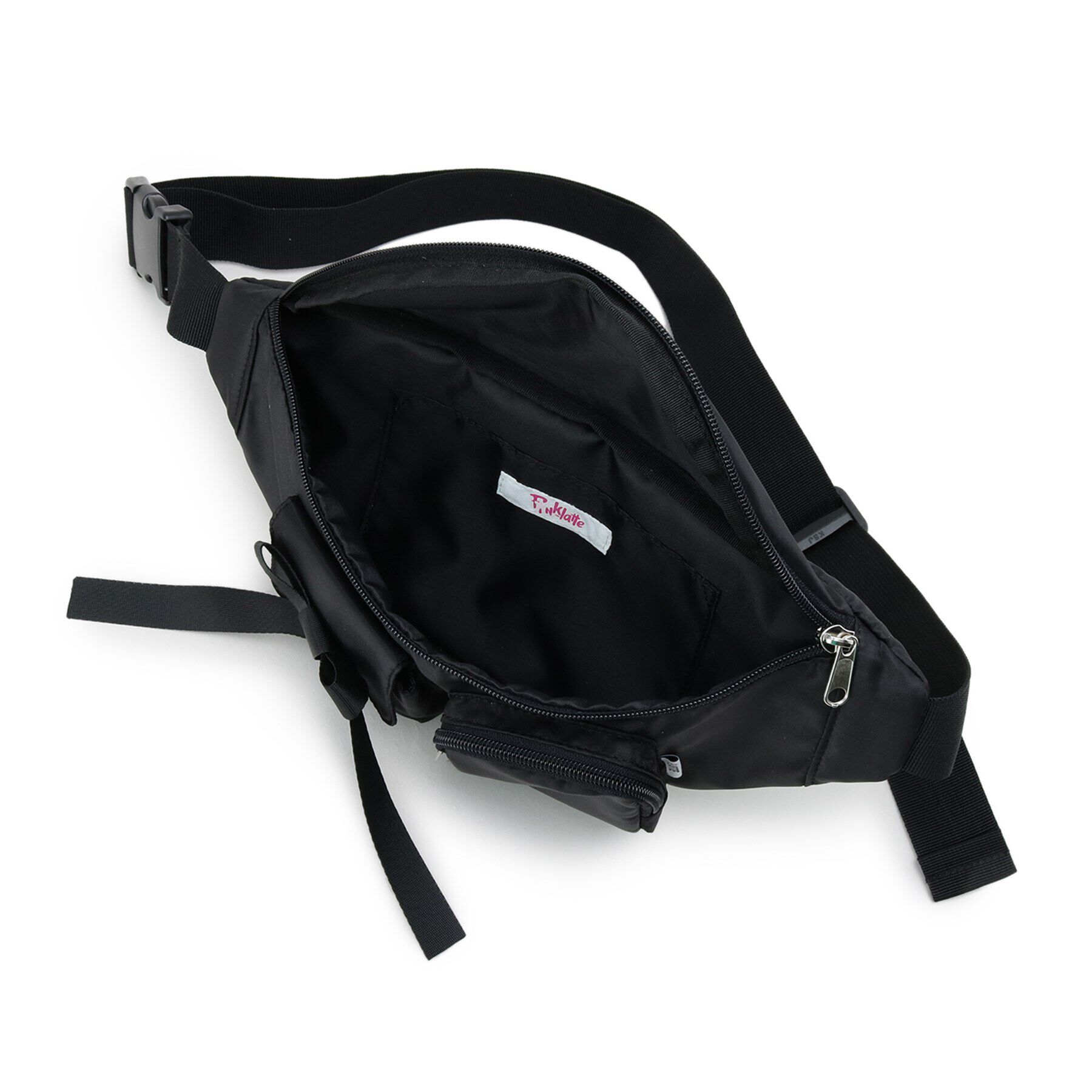 PINK-latte「ダブルポケットリボン付きウエストバッグ」|その他|