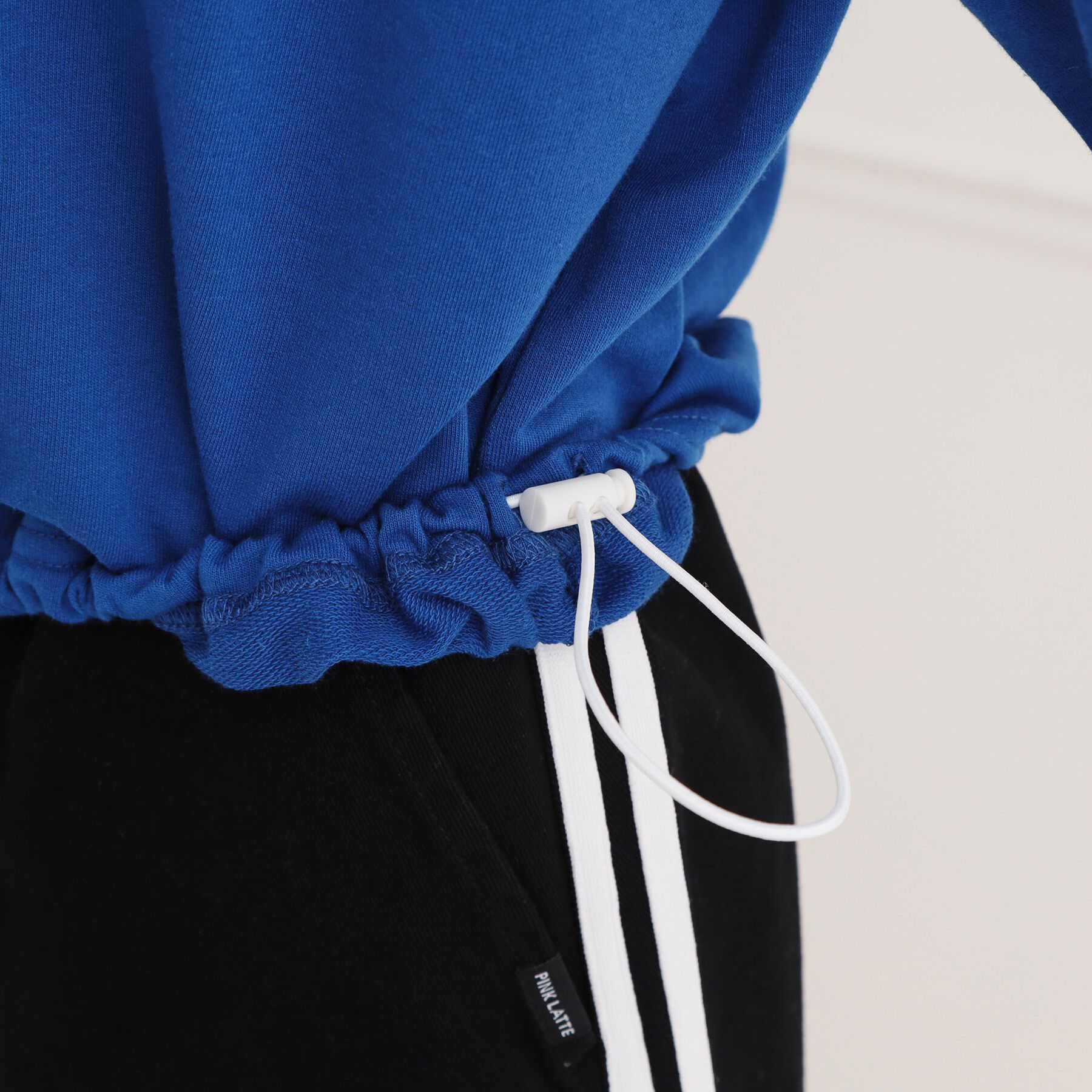 PINK-latte「メッシュ切替ハーフジッププルオーバー」|Tシャツ・カットソー|