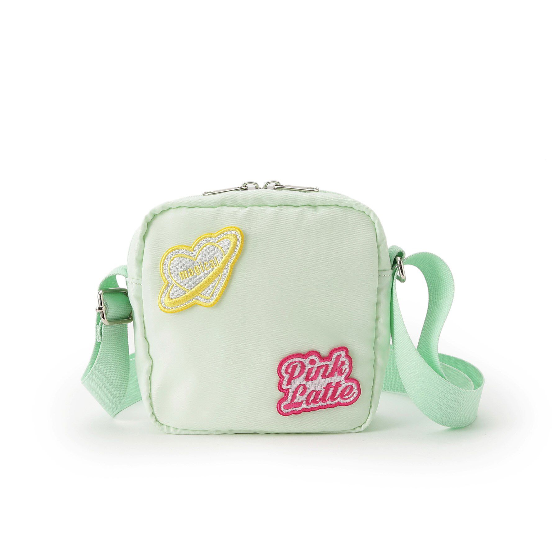 PINK-latte「ワッペンミニショルダー」|ショルダー・メッセンジャー|