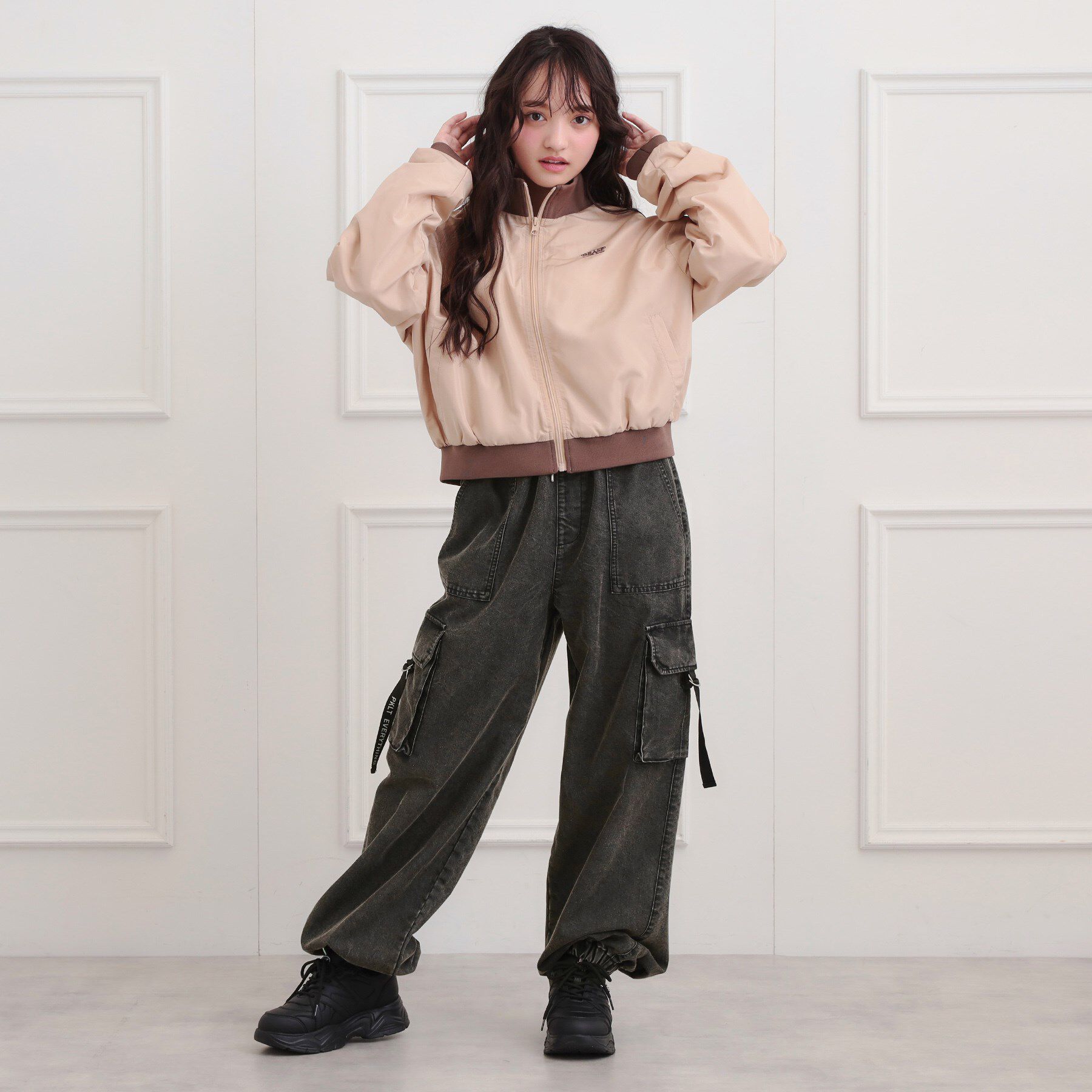 PINK-latte「ベーシックデニムカーゴパンツ」|その他|