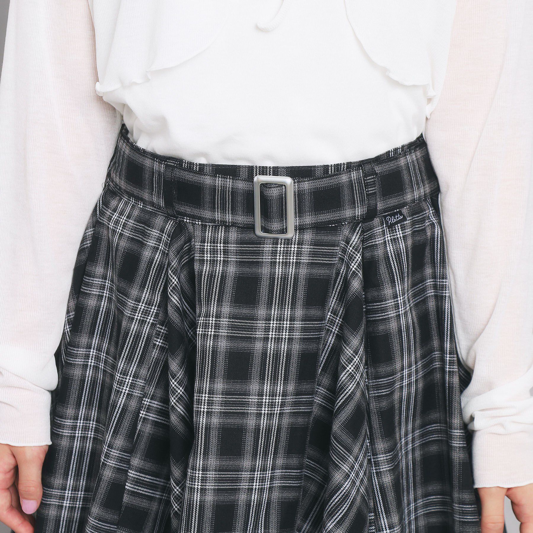 PINK-latte「変形ヘムスカート」|スカート|