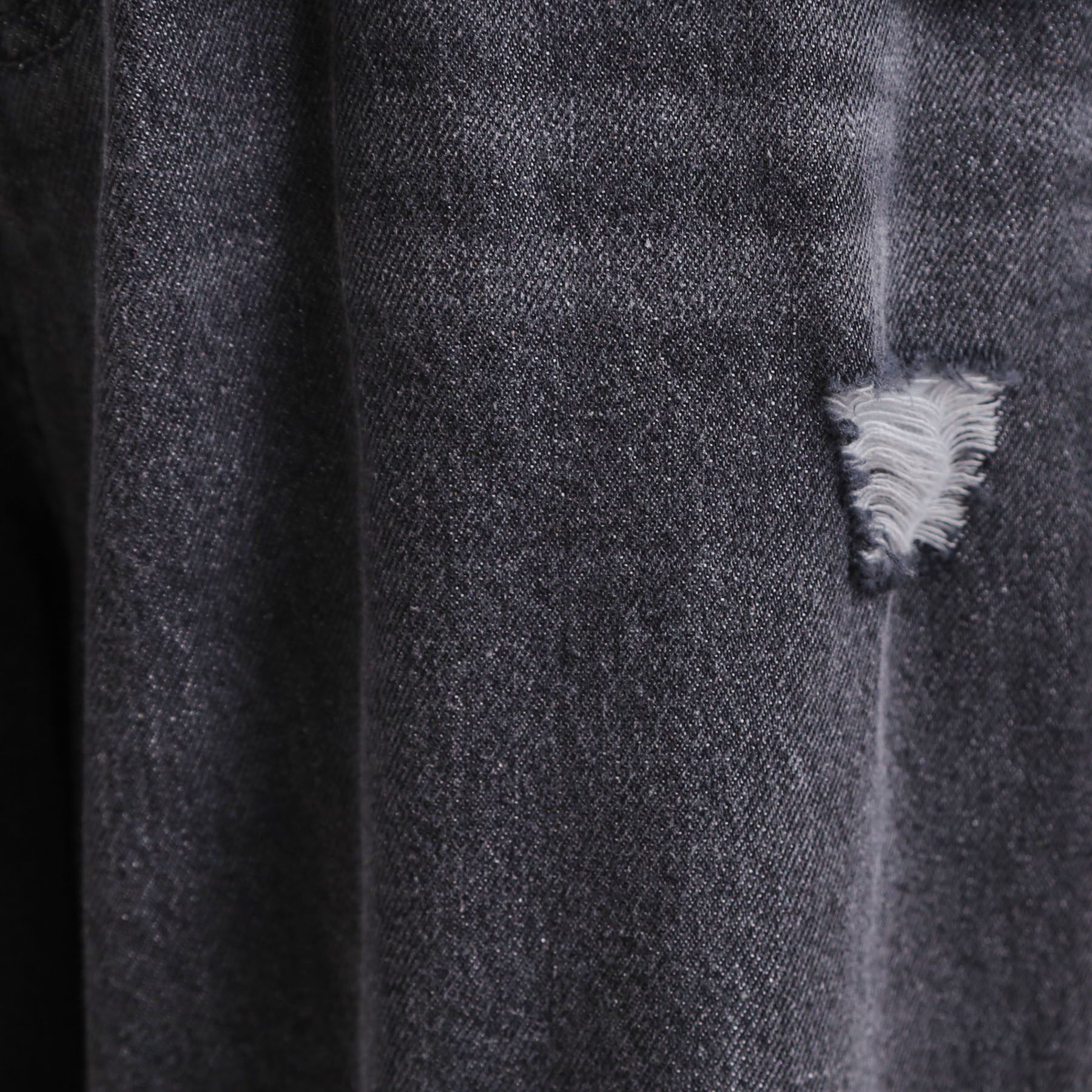 PINK-latte「ダメージワイドデニムパンツ」|その他|