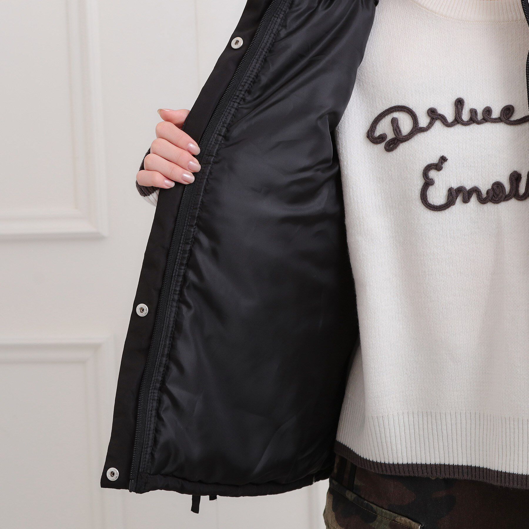 PINK-latte「中綿リボンベスト」|ベスト・ジレ|