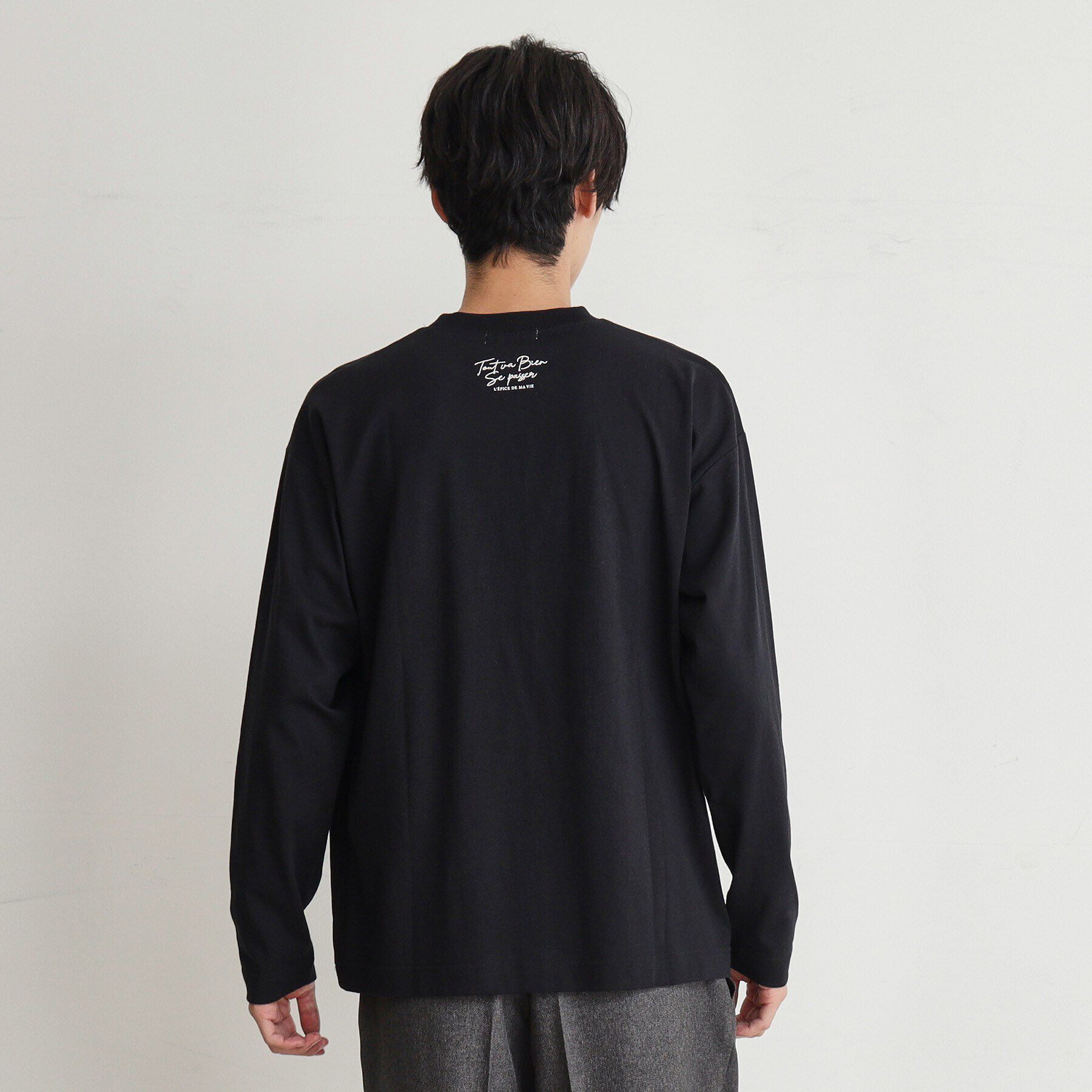 THE SHOP TK「【6色展開】Parisフォト／ロゴ長袖Tシャツ」|Tシャツ・カットソー|