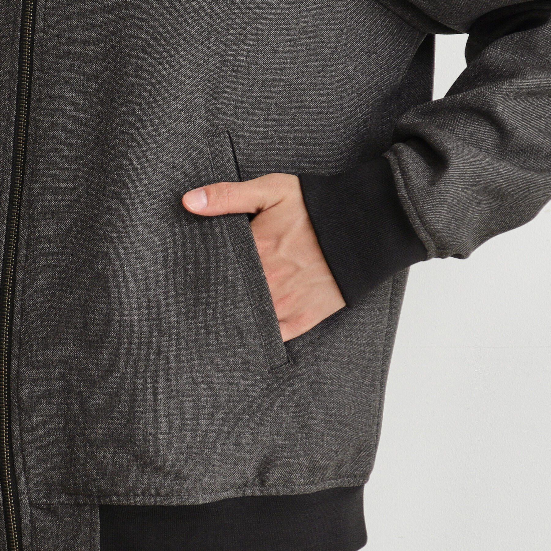 THE SHOP TK「【セットアップ可】シャークスキンリブブルゾン」|ブルゾン・スタジャン|