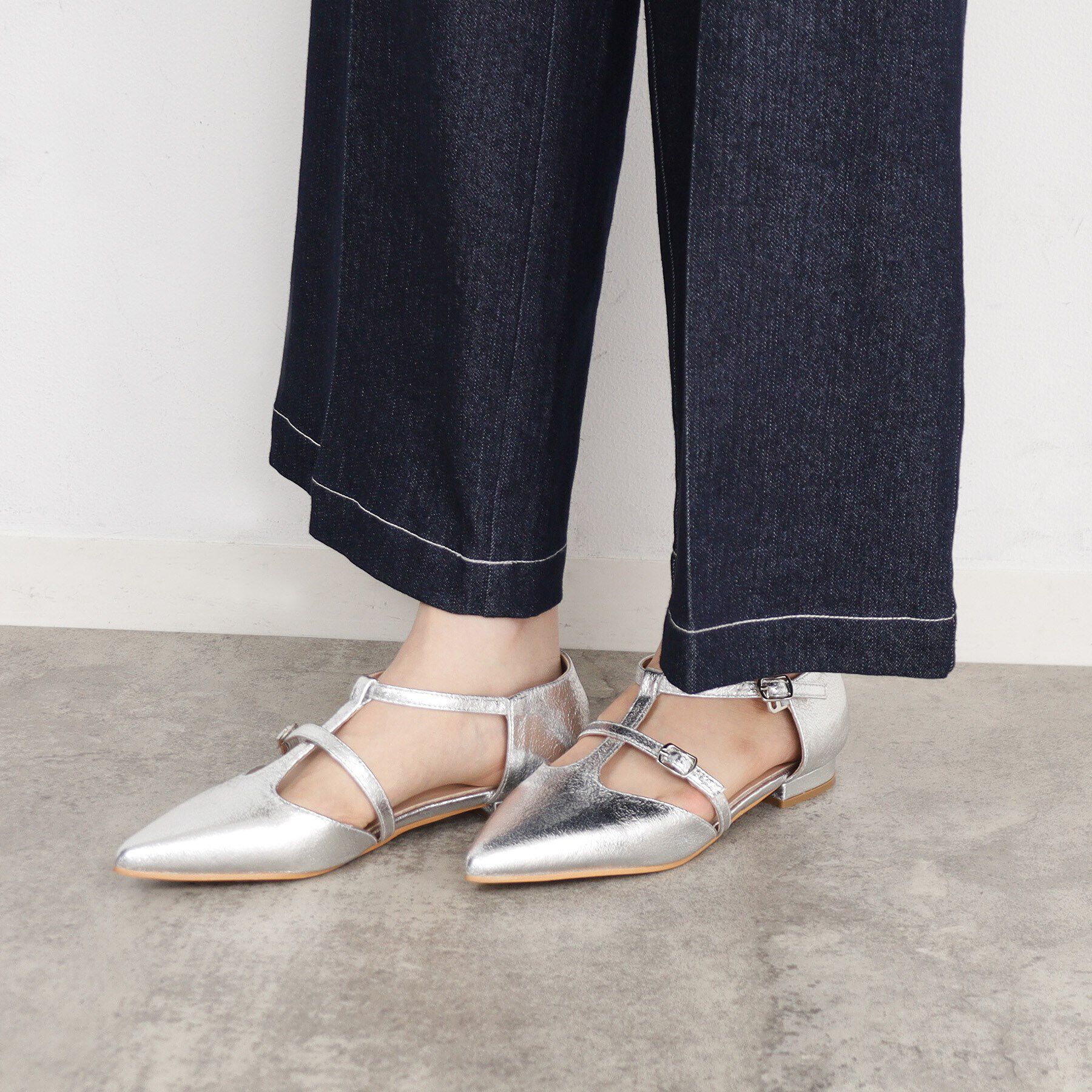 THE SHOP TK「【＠BAILA掲載】ダブルストラップパンプス」|パンプス|