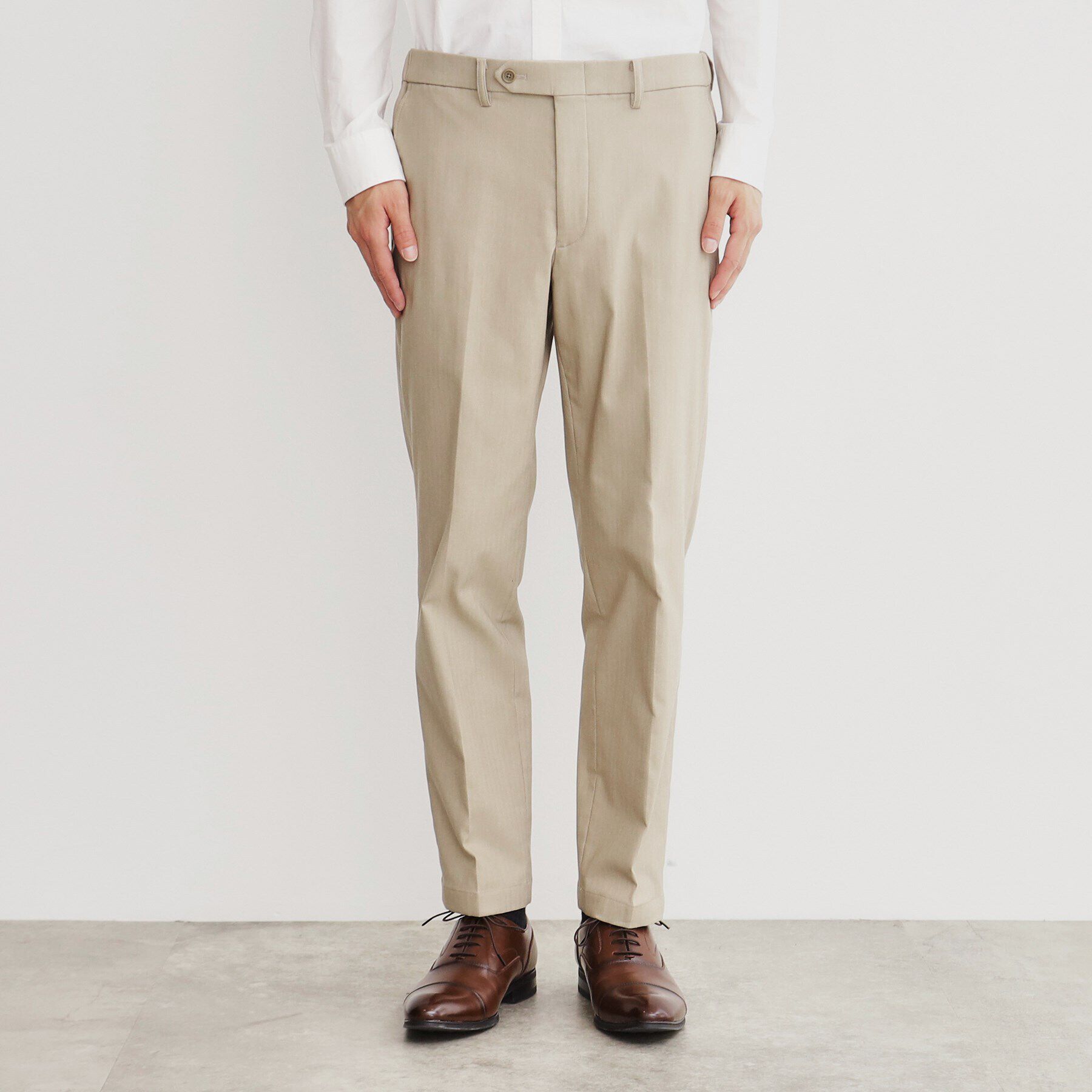 THE SHOP TK「サーモウォーカーヘリンボンスラックス【セットアップ可/ビジネス対応/ストレッチ素材/保温性〇】」|その他|