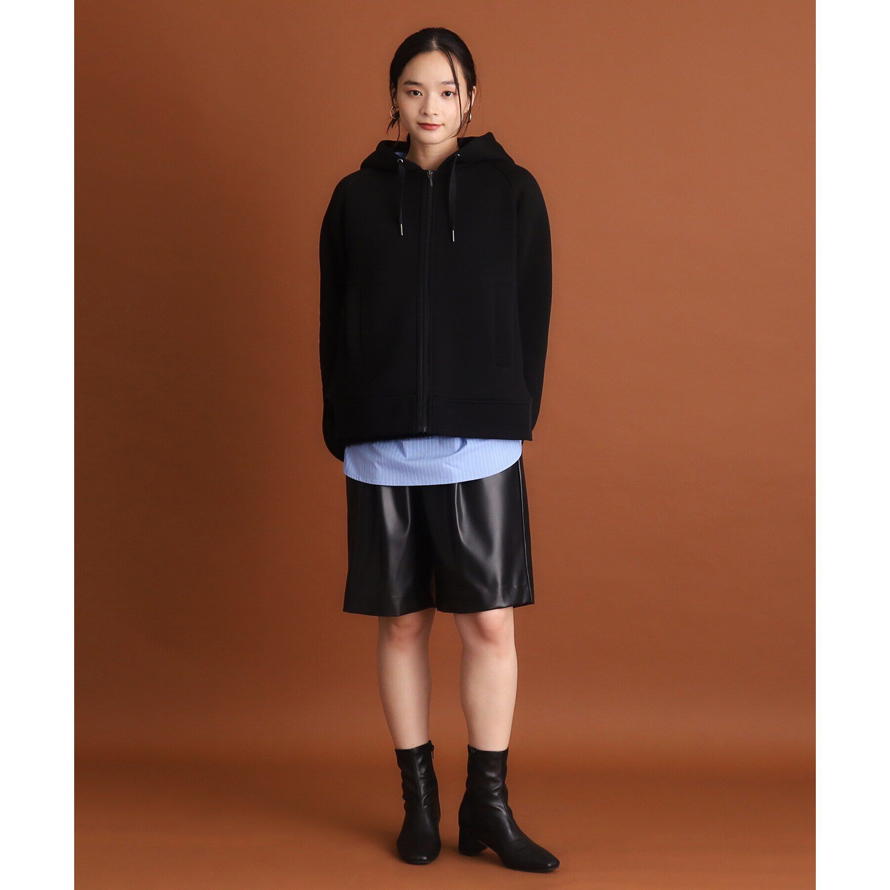 THE SHOP TK「【洗えるアウター】ダンボール&times;中綿キルトジャケット」|ブルゾン・スタジャン|