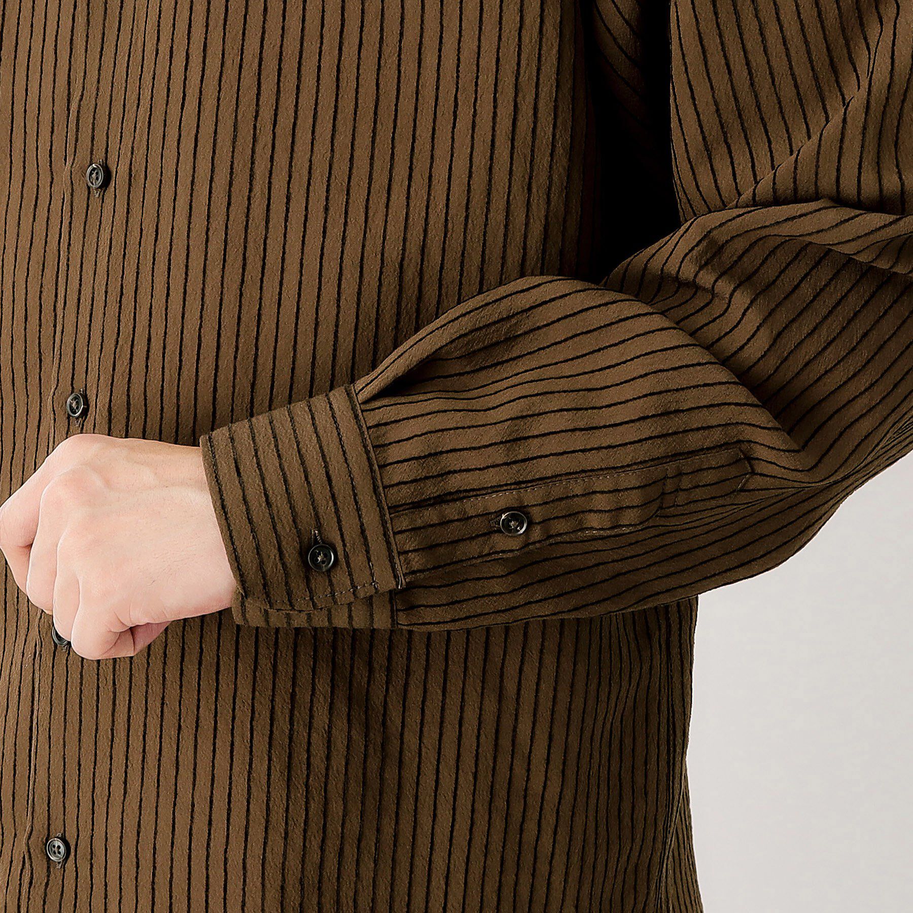 THE SHOP TK「チェック＆ストライプ アソート長袖シャツ【洗濯機OK】」|シャツ・ブラウス|