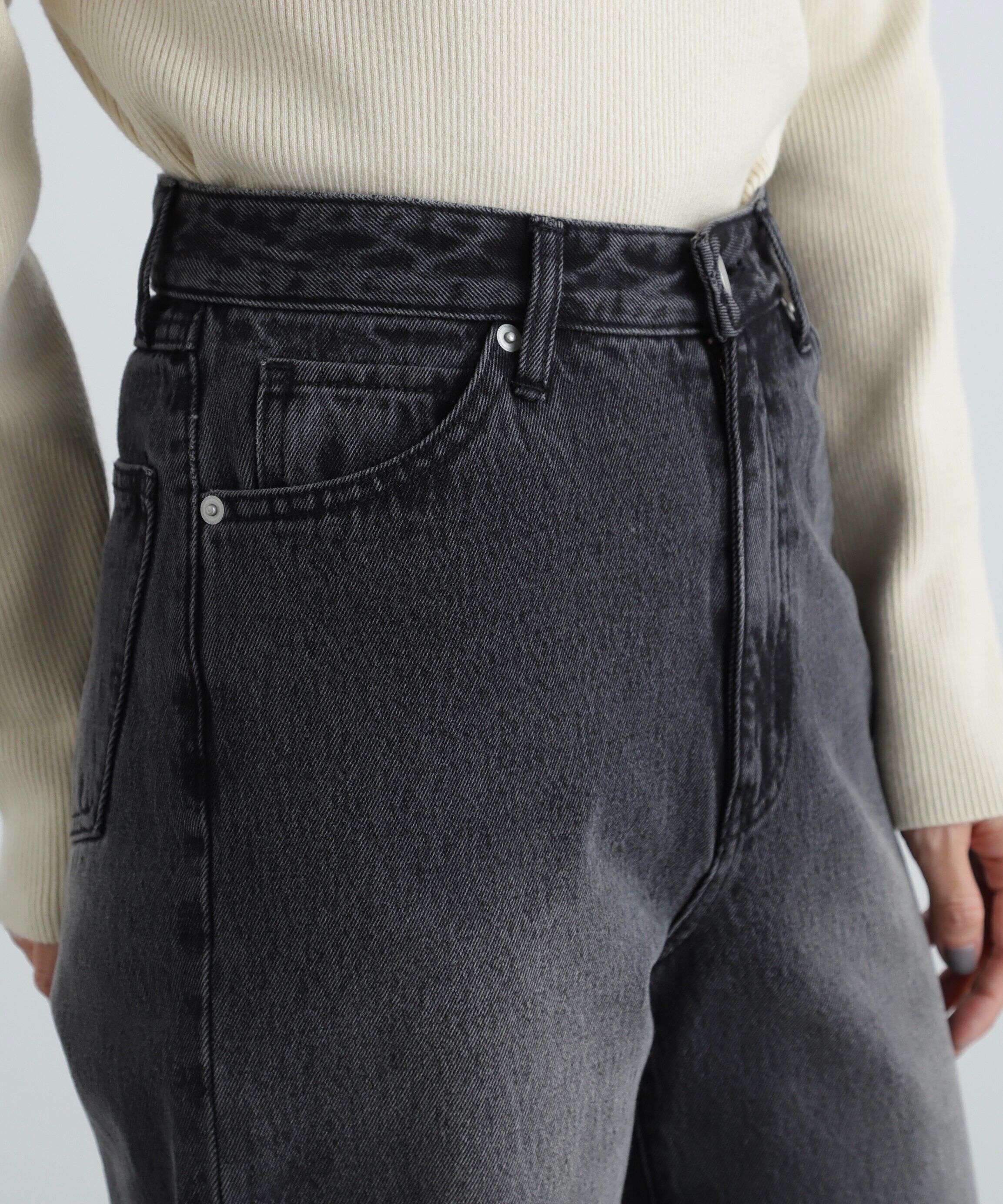  「ハイウエストストレートデニムパンツ《S Size Line》」|その他|