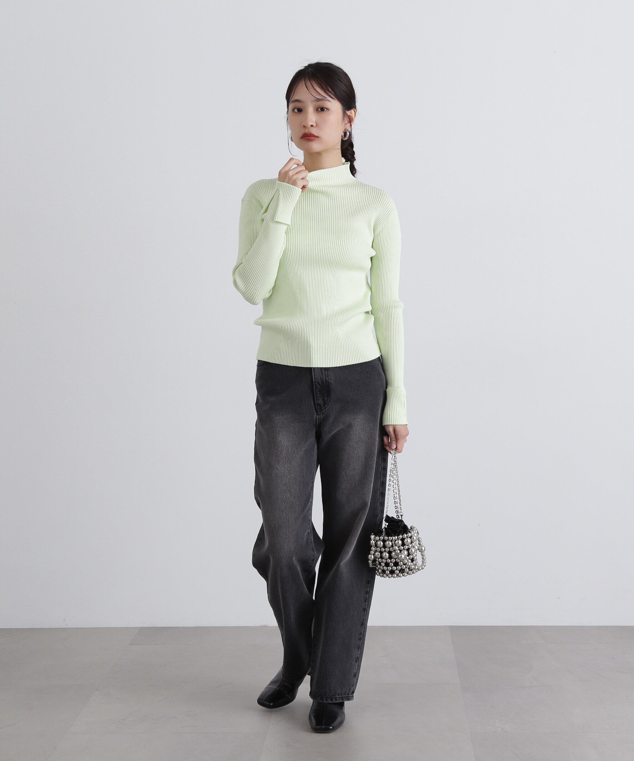  「ハイウエストストレートデニムパンツ《S Size Line》」|その他|