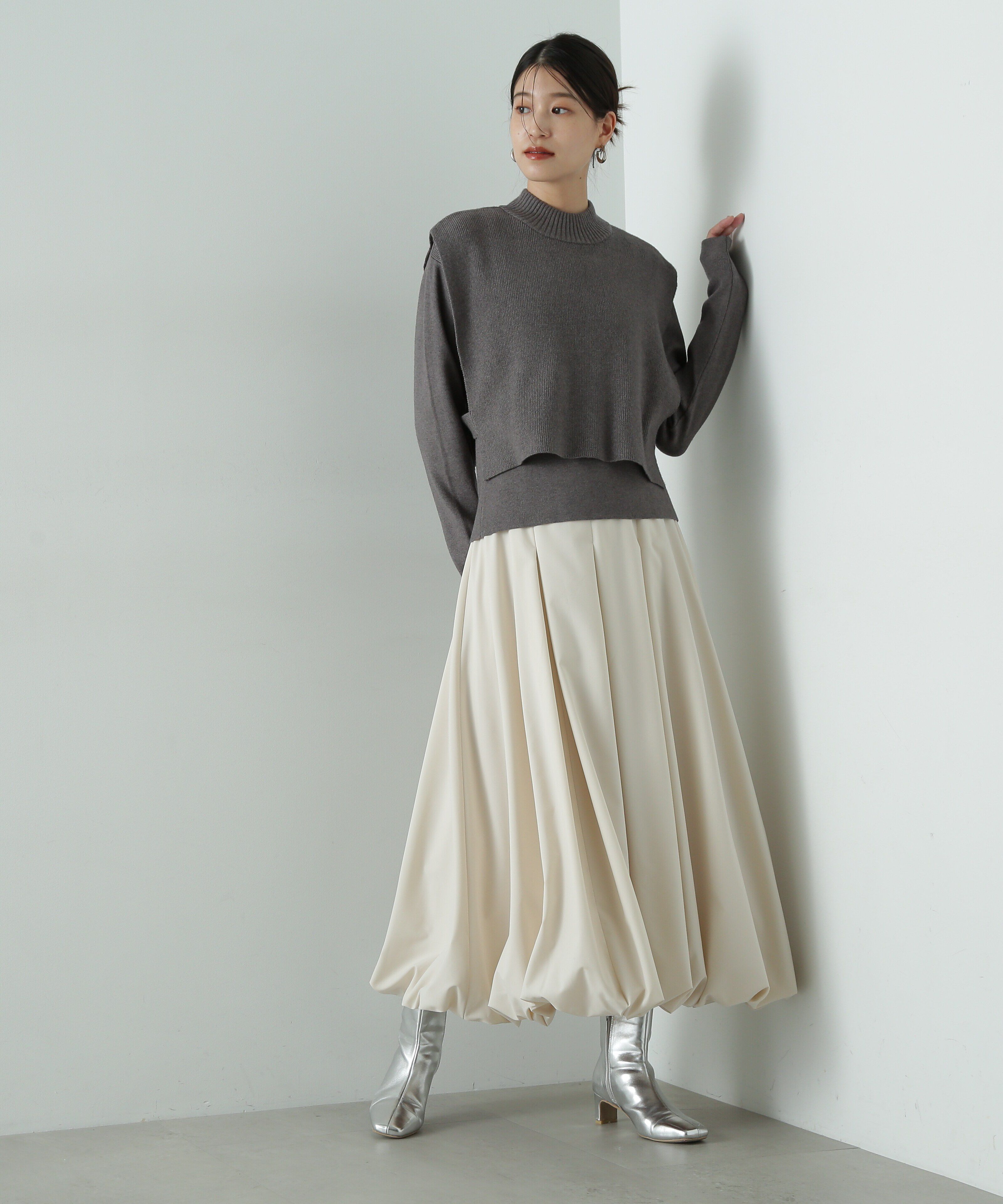  「ベストレイヤードニット」|ニット・セーター|