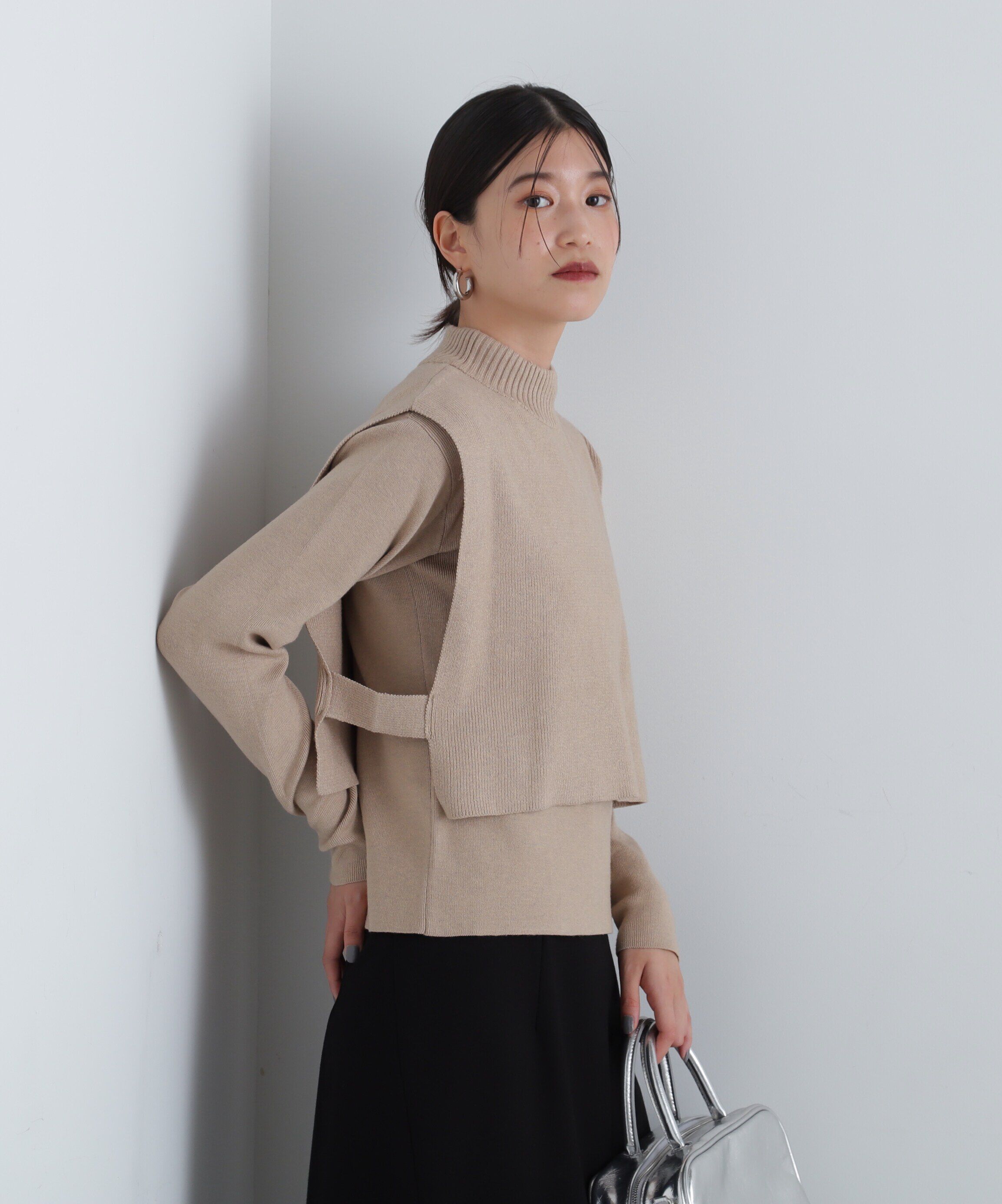  「ベストレイヤードニット」|ニット・セーター|