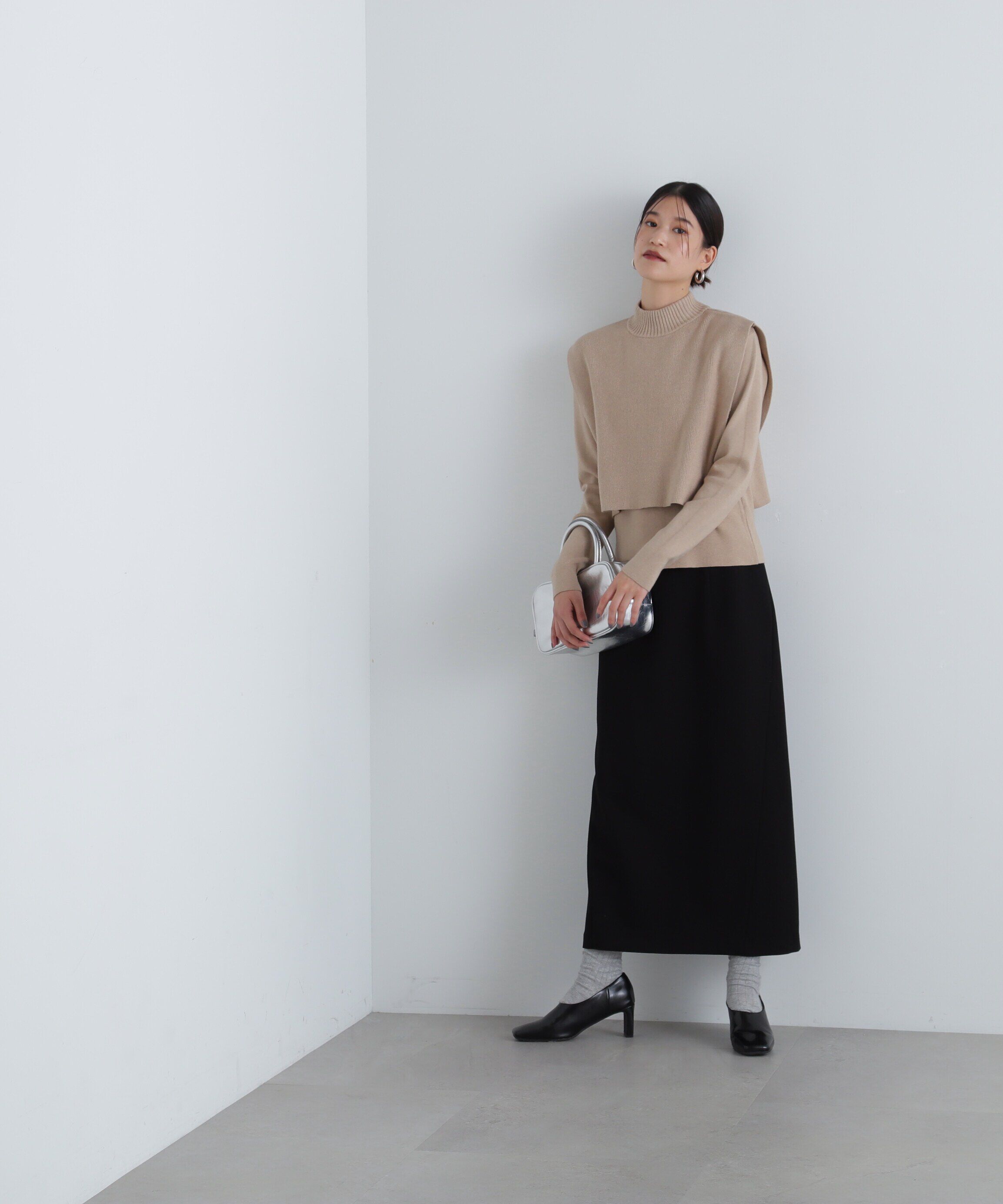  「ベストレイヤードニット」|ニット・セーター|