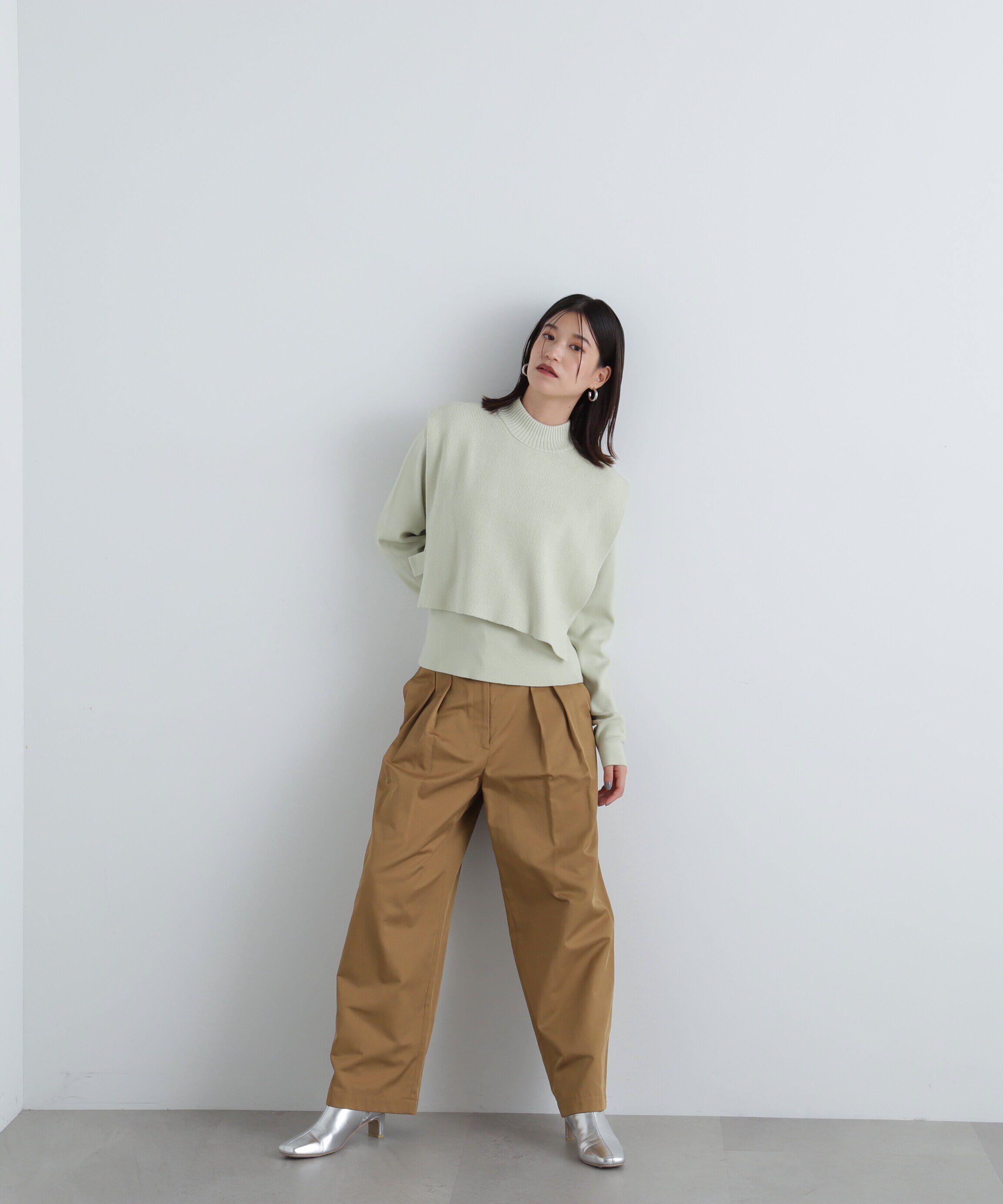  「ベストレイヤードニット」|ニット・セーター|