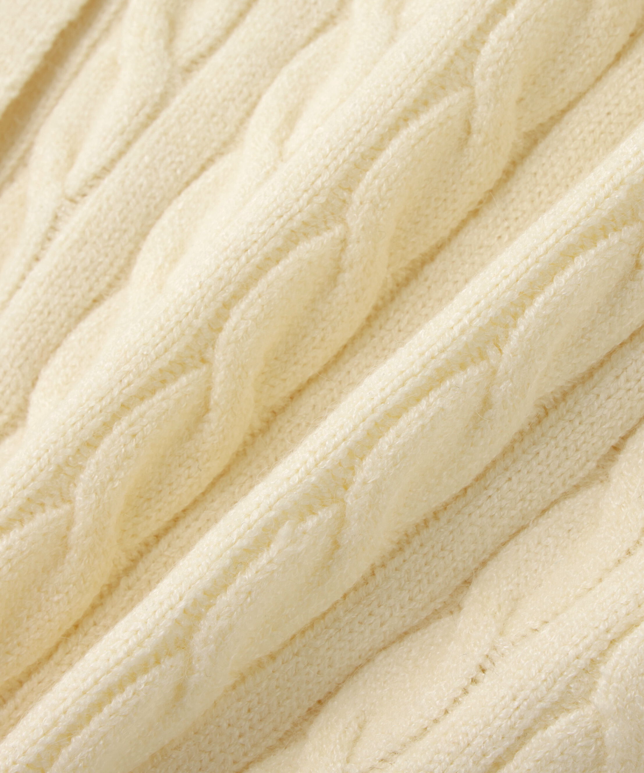  「メタルボタンケーブルアンサンブル」|ニット・セーター|