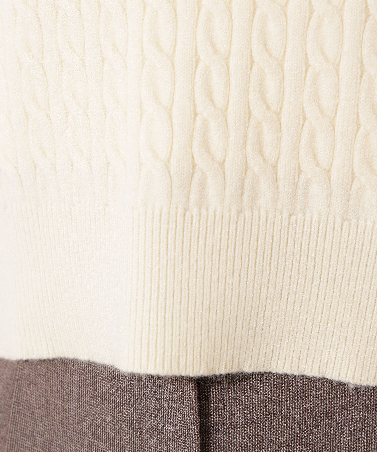  「メタルボタンケーブルアンサンブル」|ニット・セーター|