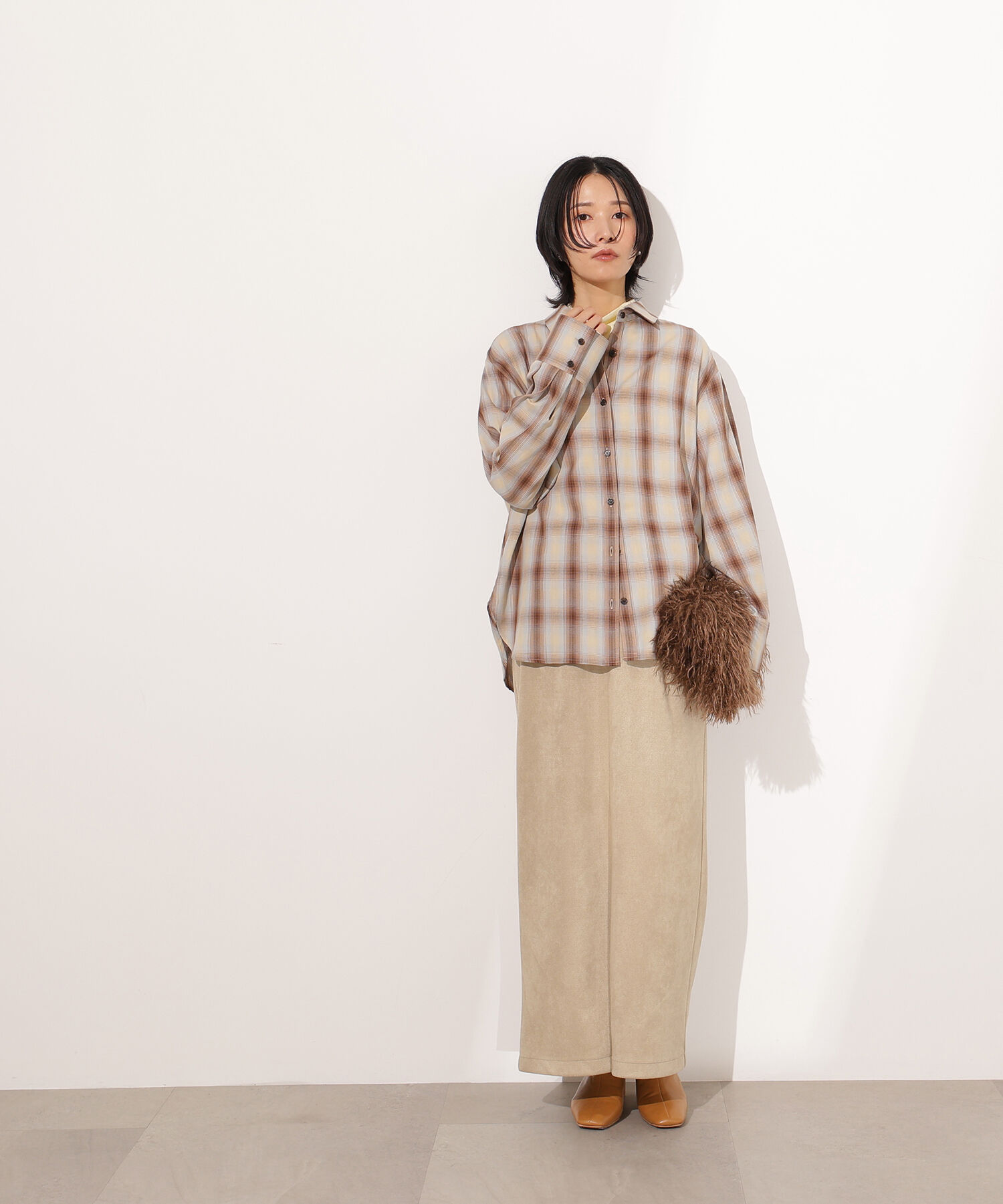  「チェックオーバーシャツ」|シャツ・ブラウス|