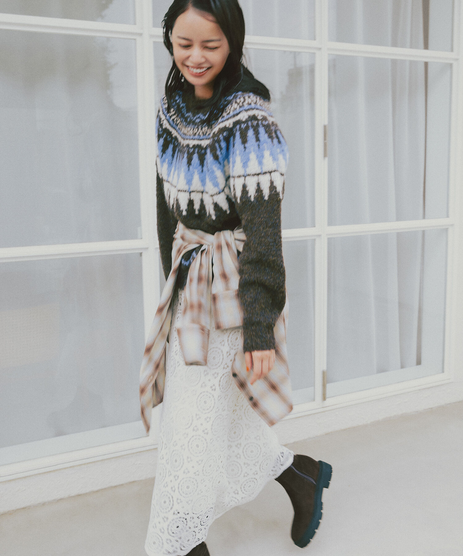  「チェックオーバーシャツ」|シャツ・ブラウス|