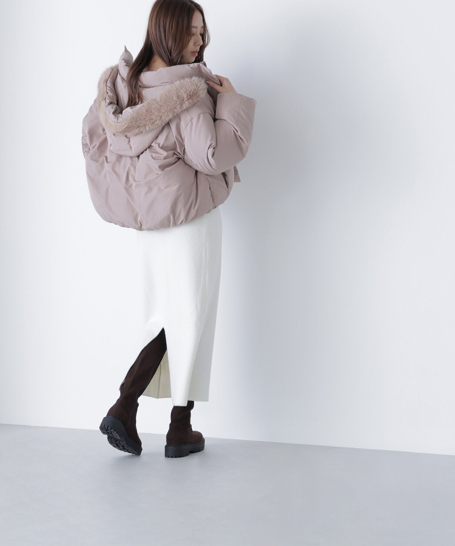  「フードファーショートダウン」|ブルゾン・スタジャン|