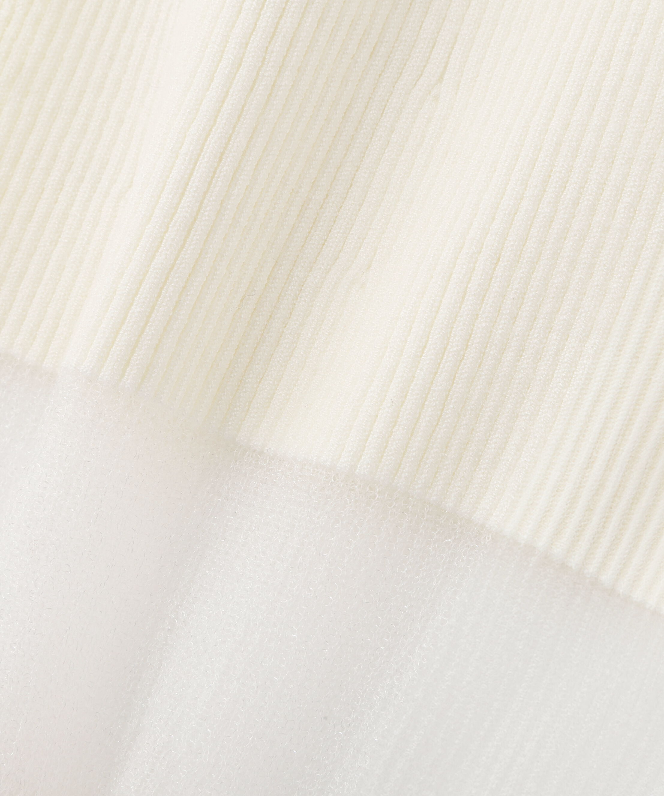  「シアーフレアカフスリブニット」|ニット・セーター|