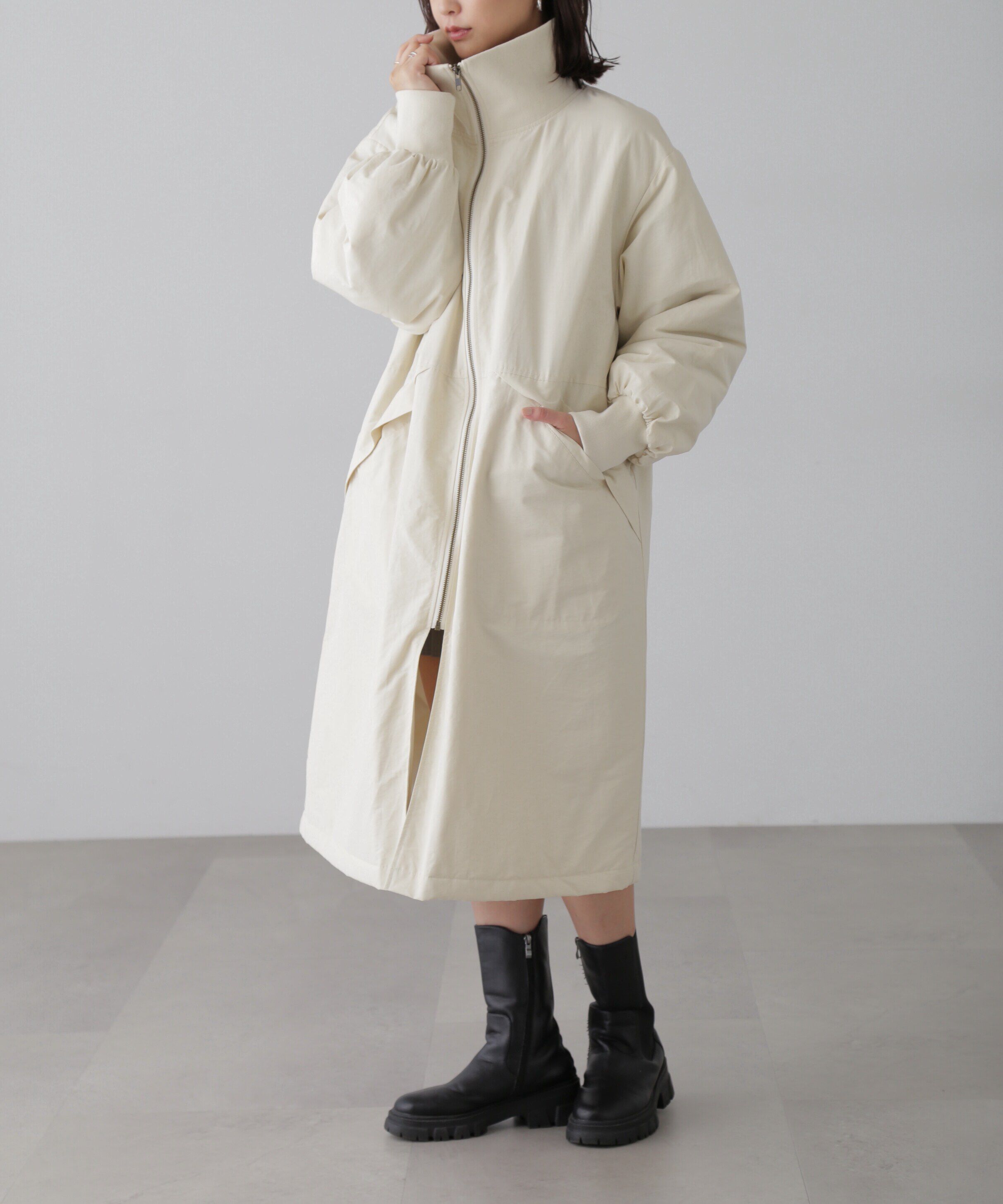  「リブスタンドロングコート」|その他|