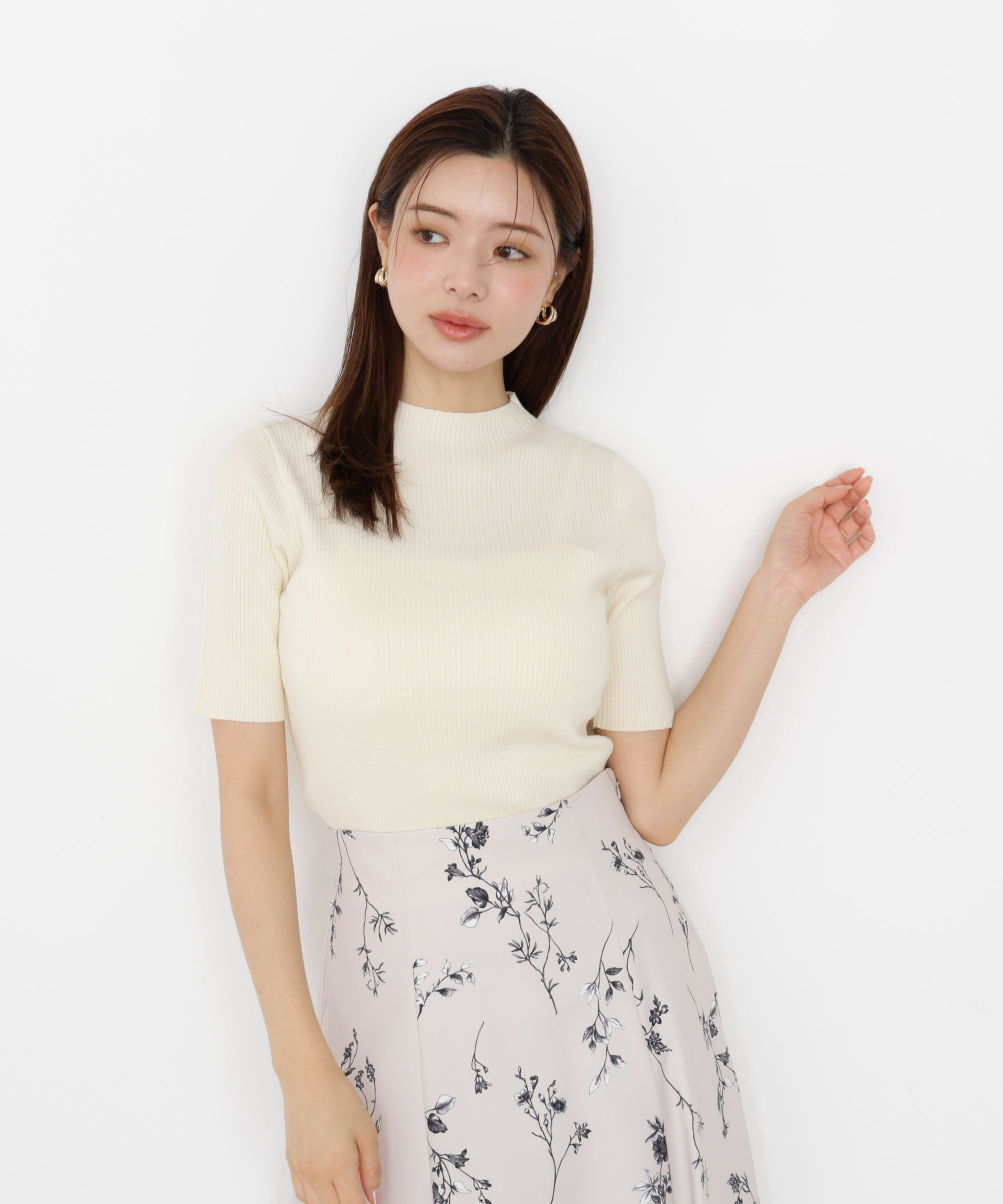 PROPORTION BODY DRESSING「＜ハンドウォッシャブル＞ニュアンス釦ニットアンサンブル 25AW」|ニット・セーター|