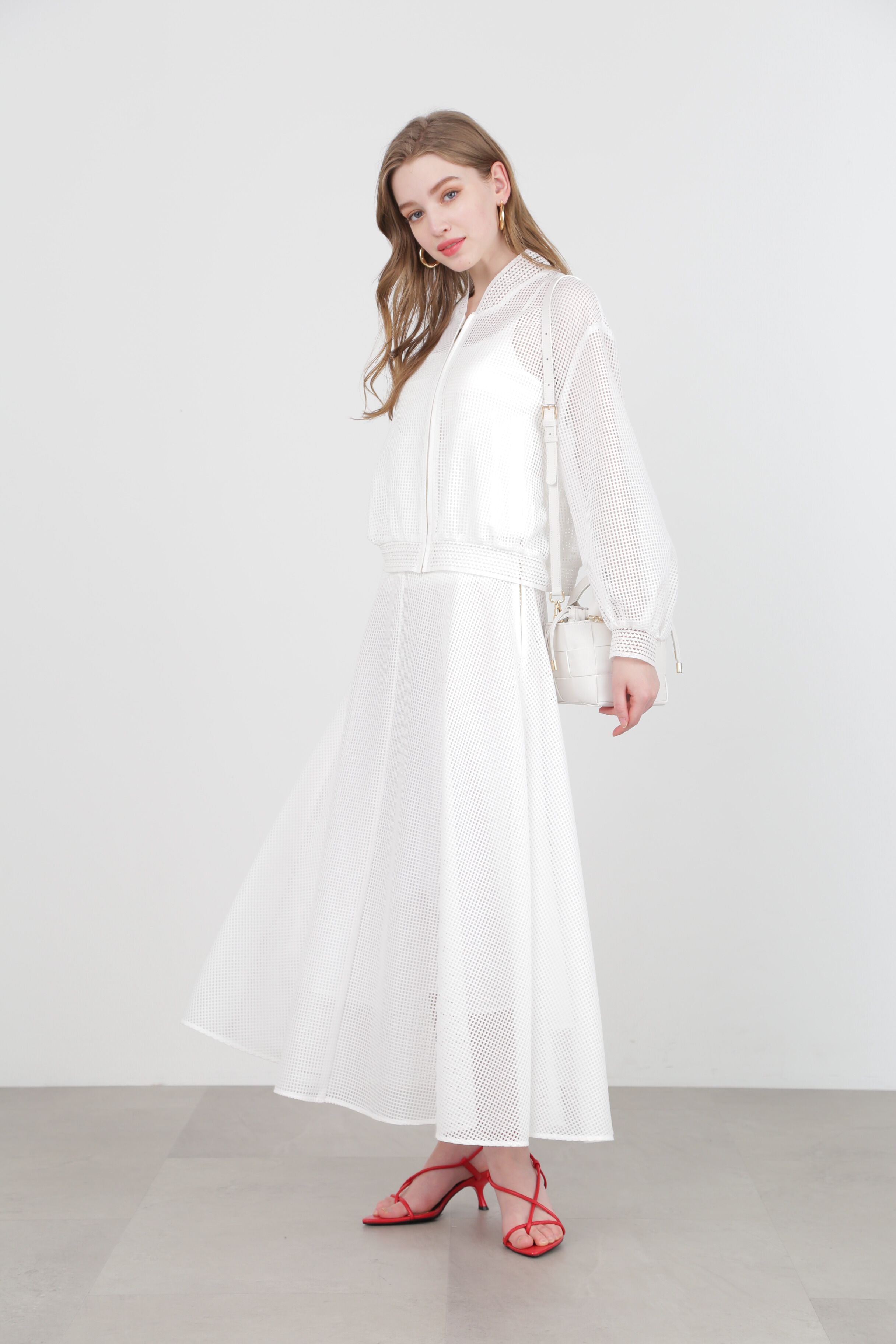  「◆スクエアレースブルゾン」|ブルゾン・スタジャン|