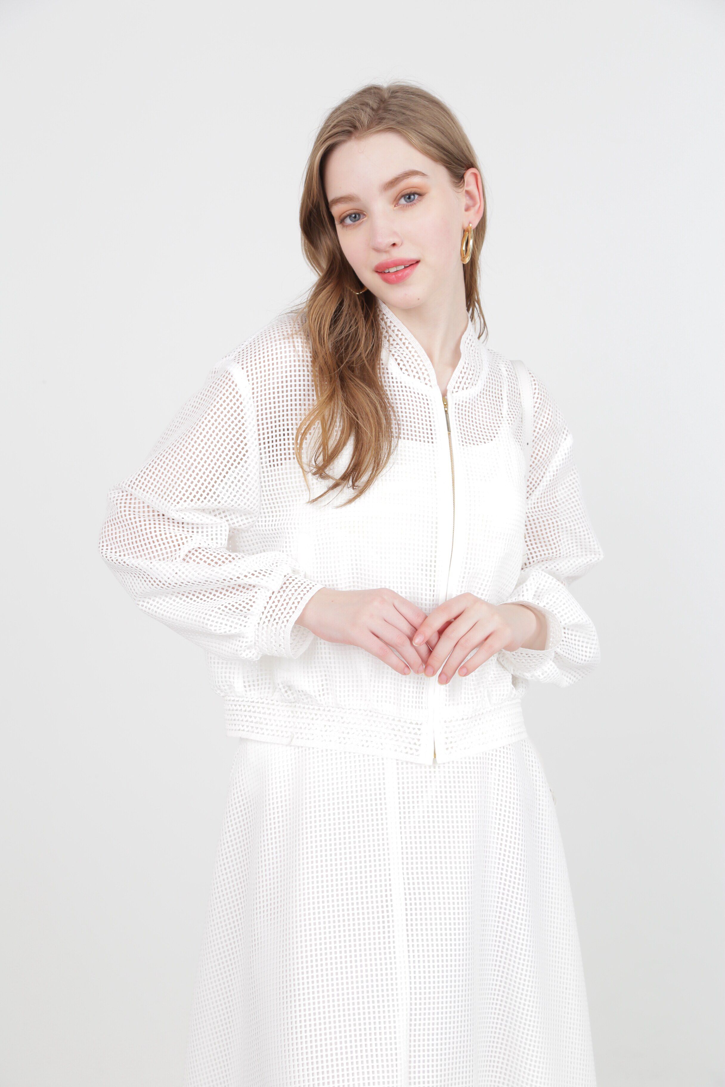  「◆スクエアレースブルゾン」|ブルゾン・スタジャン|