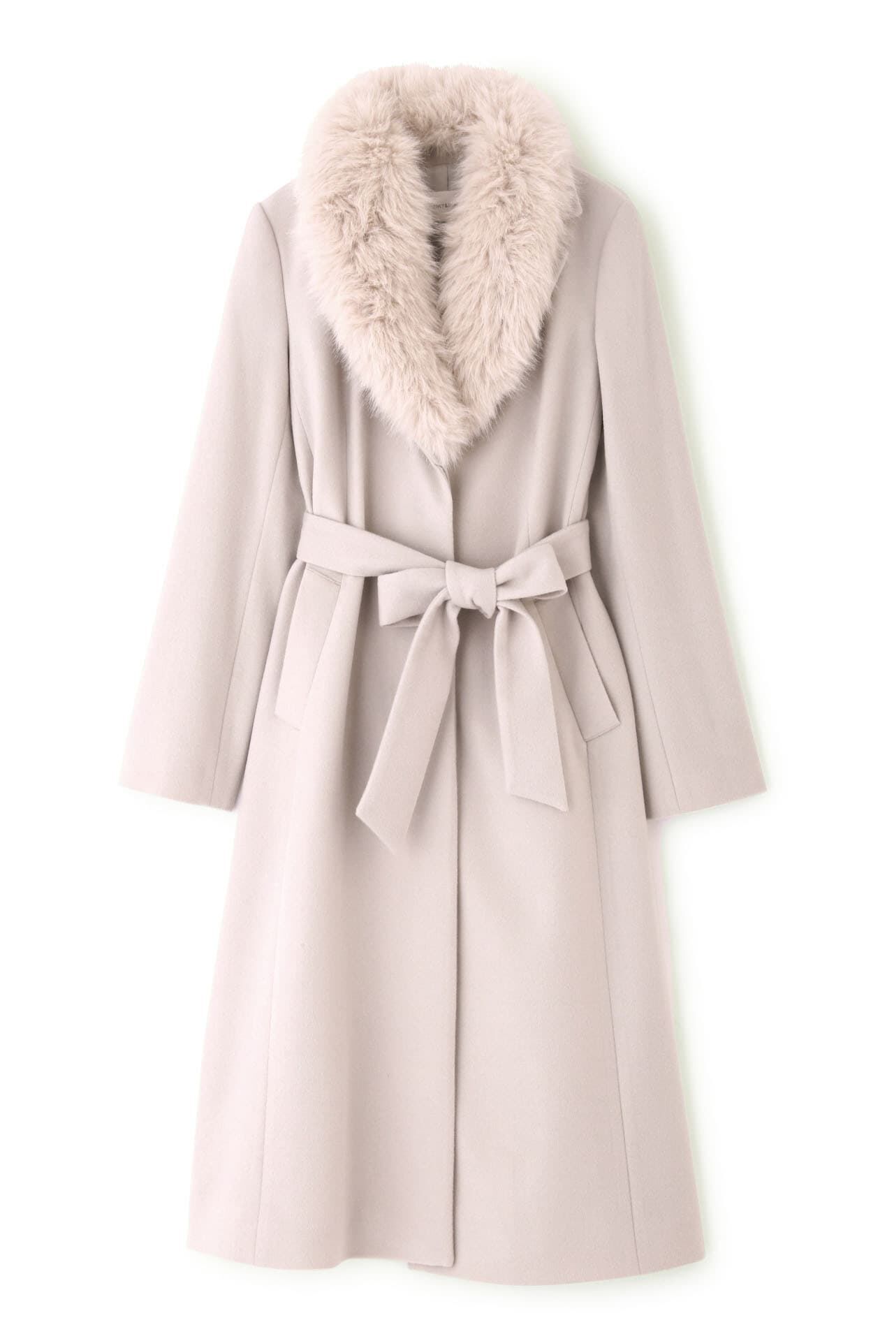  「カシミヤ混ベルテッドコート」|その他|