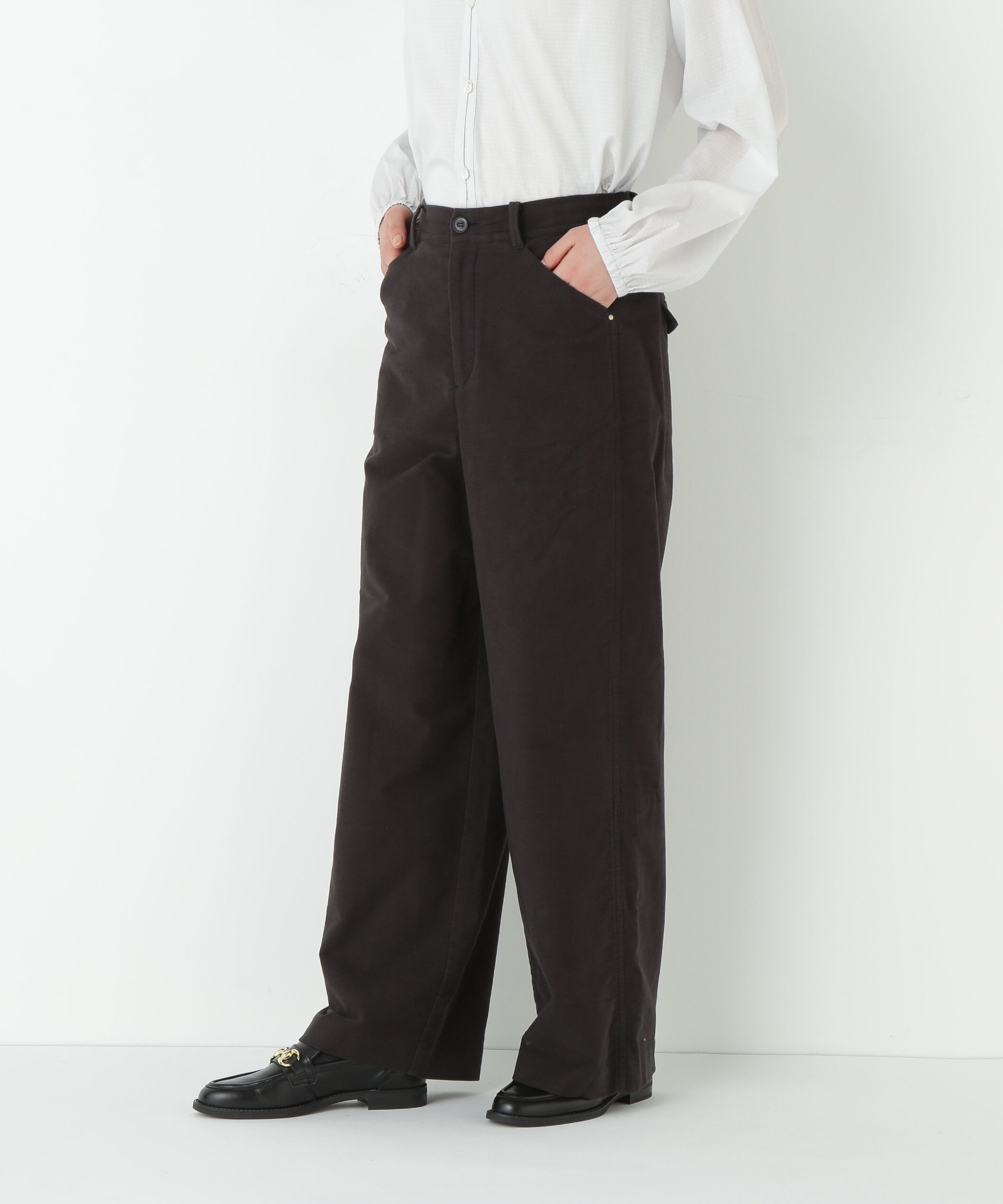  「◆ストレッチエアリードットコードセミワイドパンツ」|その他|スミクロ1