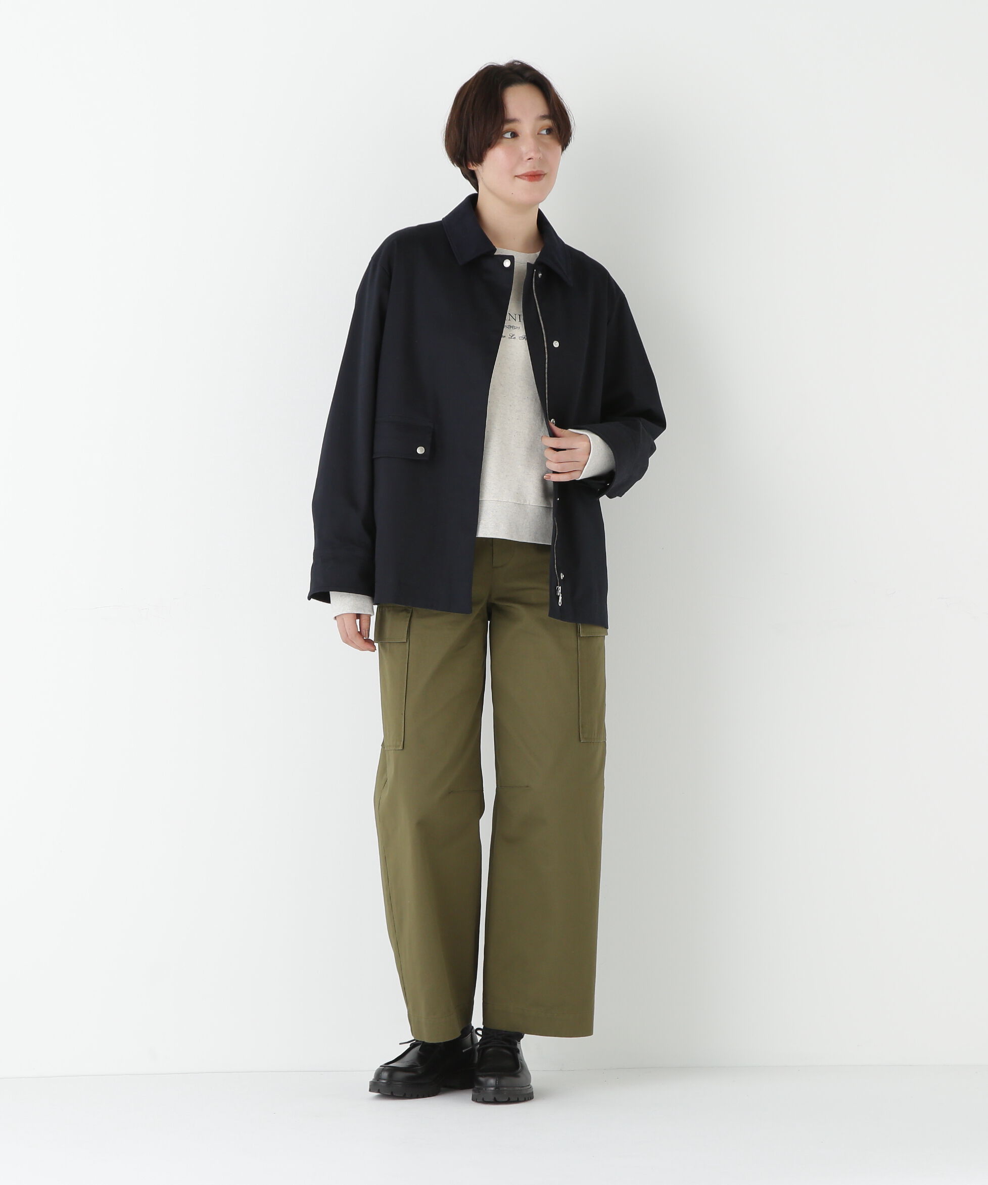  「◆オーガニックコットンチノクロスカーゴパンツ」|その他|