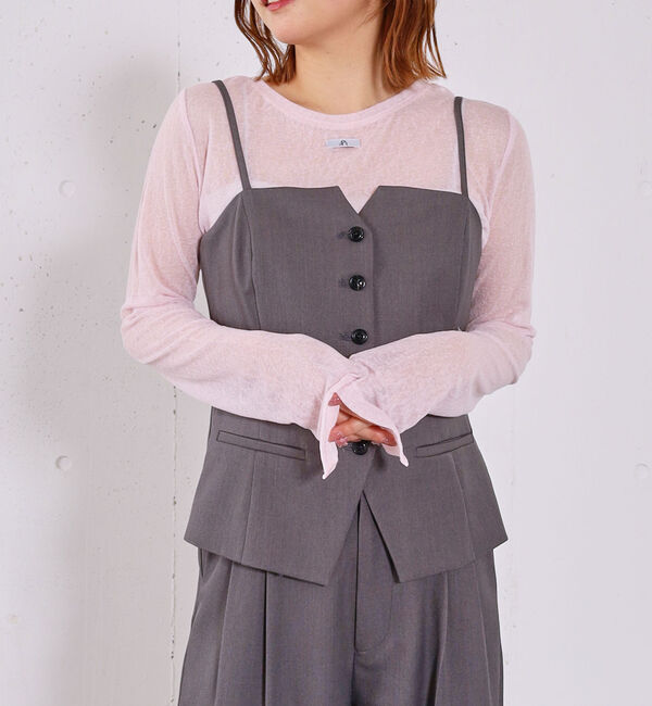 archives「スラブカットクルーネックトップス」|Tシャツ・カットソー|