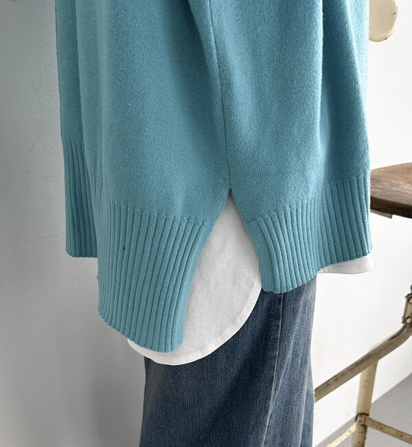 Doux archives「【抗ピリング・手洗い可】アウトリンキングニット」|ニット・セーター|
