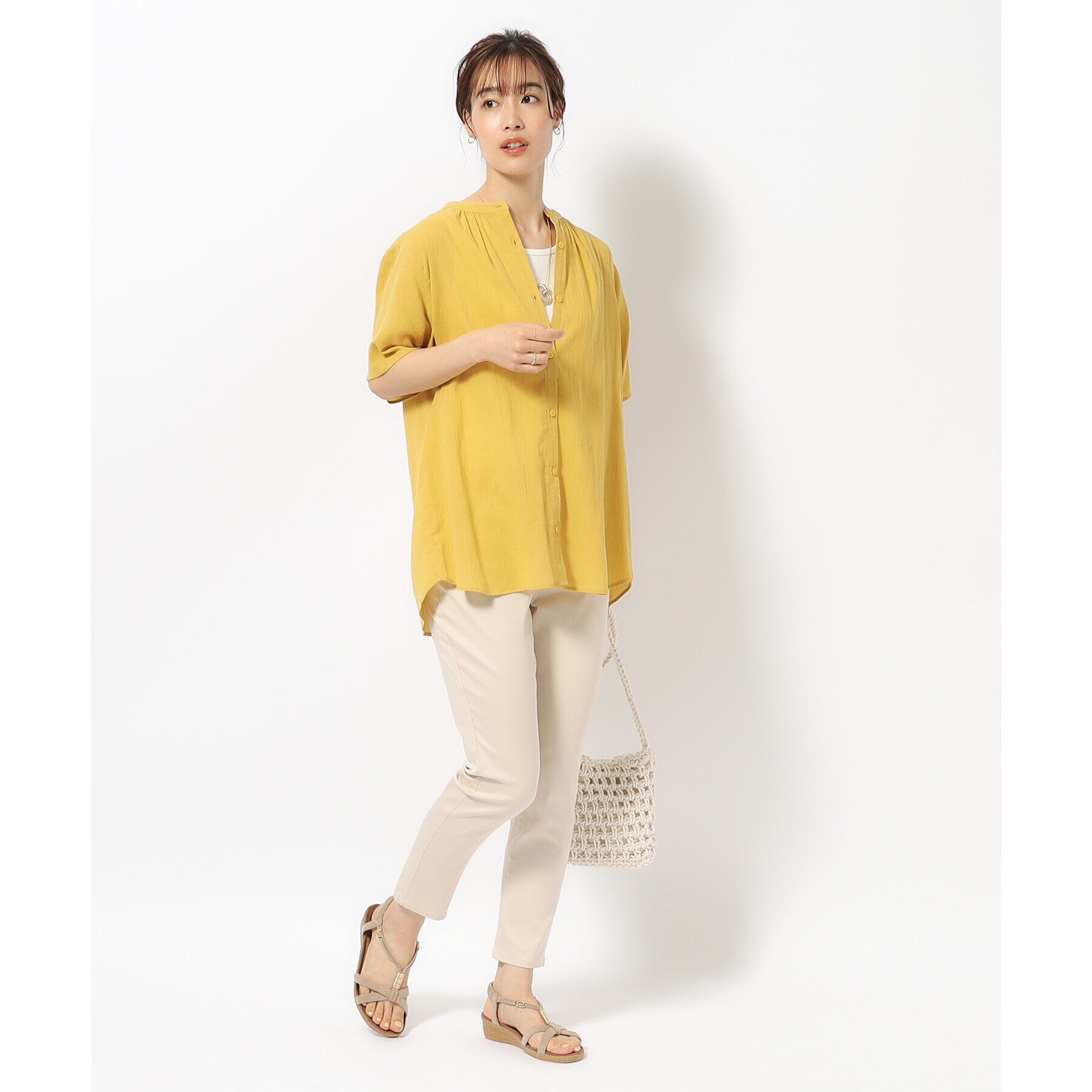 SHOO･LA･RUE「【SS-3L/無理せずスリム】 ぐんぐん伸びる ハイパースキニーパンツ」|その他|