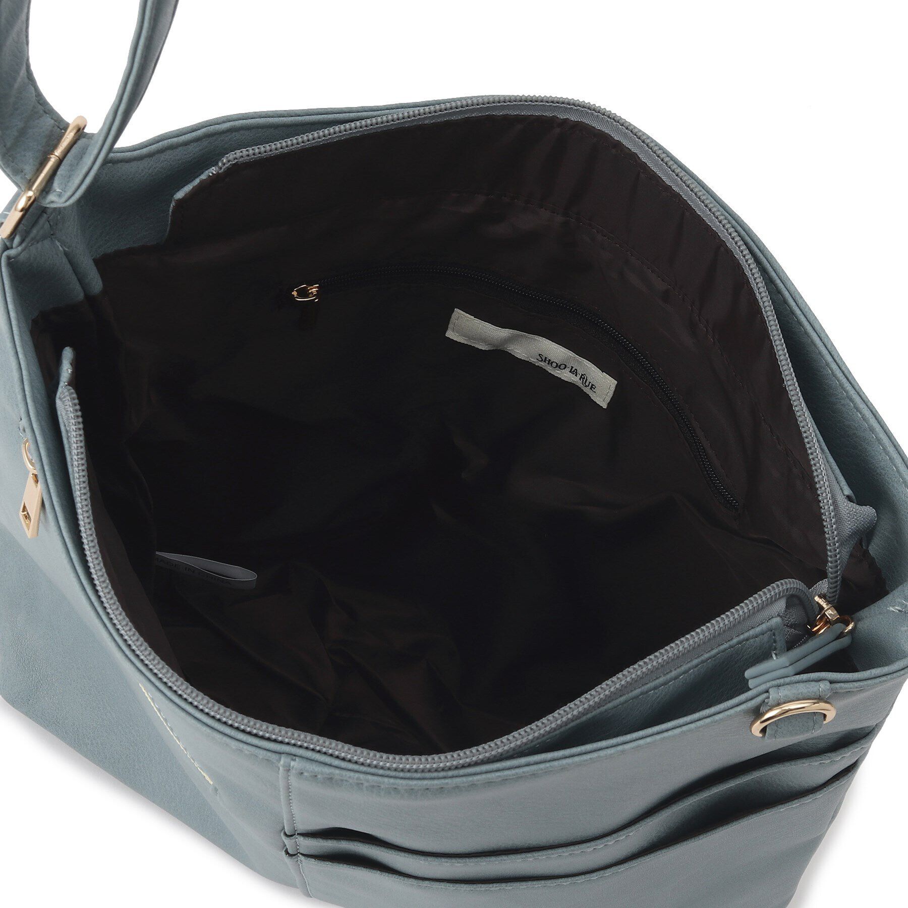 SHOO･LA･RUE「【プレゼントにも】毎日持ちたい ポケット切り換えショルダーバッグ」|ショルダー・メッセンジャー|